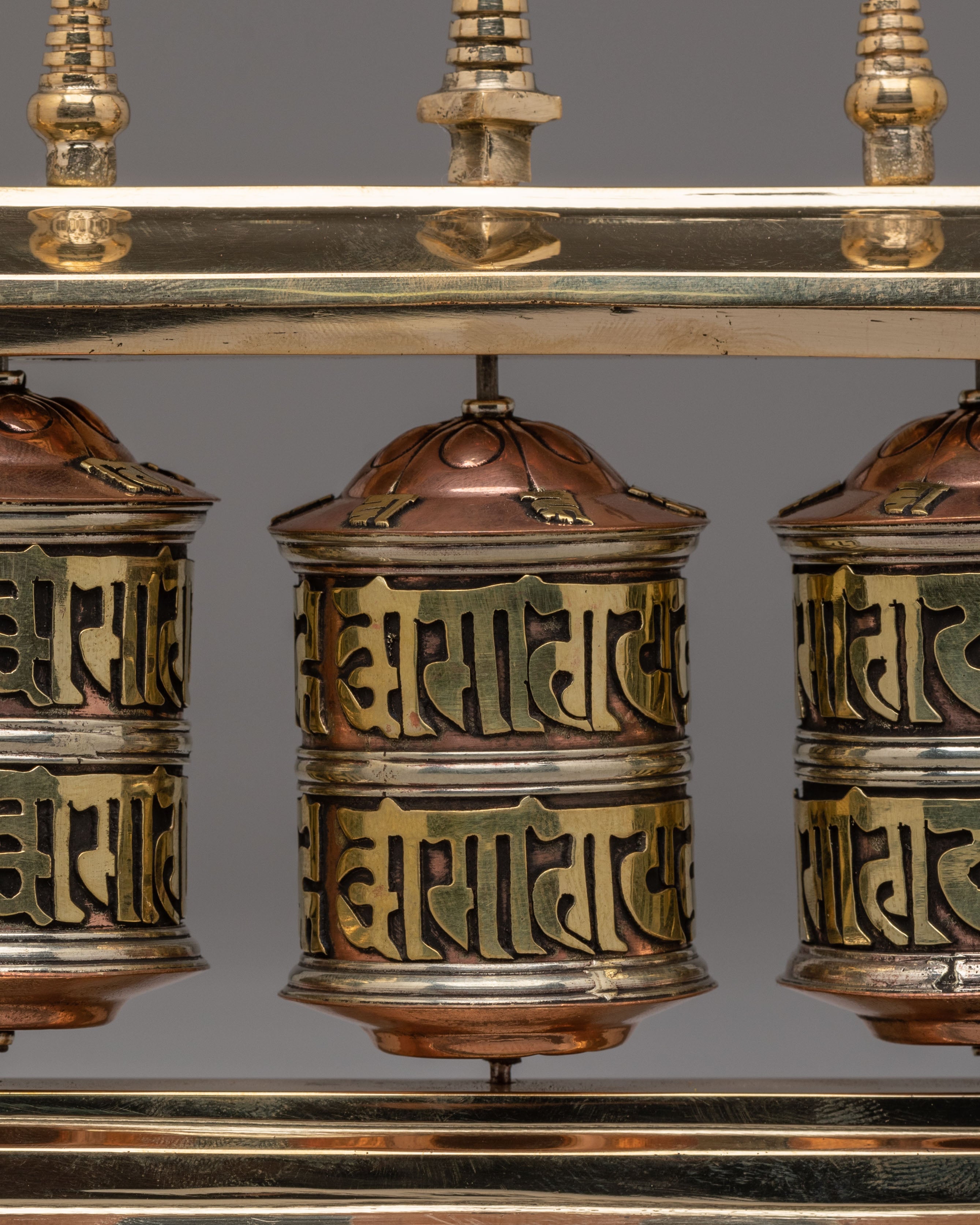 Spiritual Prayer Wheel for Altar | Mantra Spinner for Meditation and Blessings