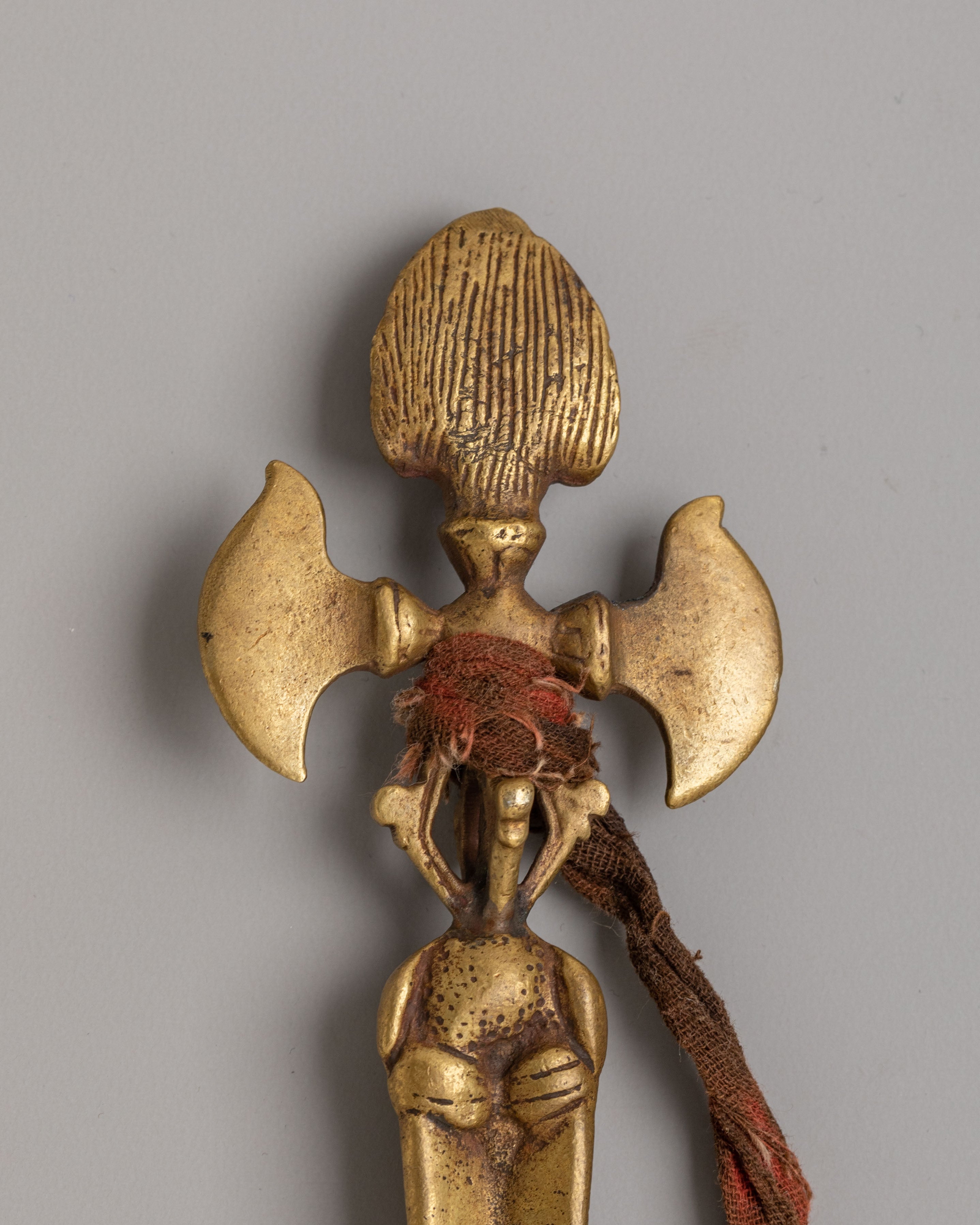 Handmade Three Sided Phurba | Ritual Dagger for Tantric Practices