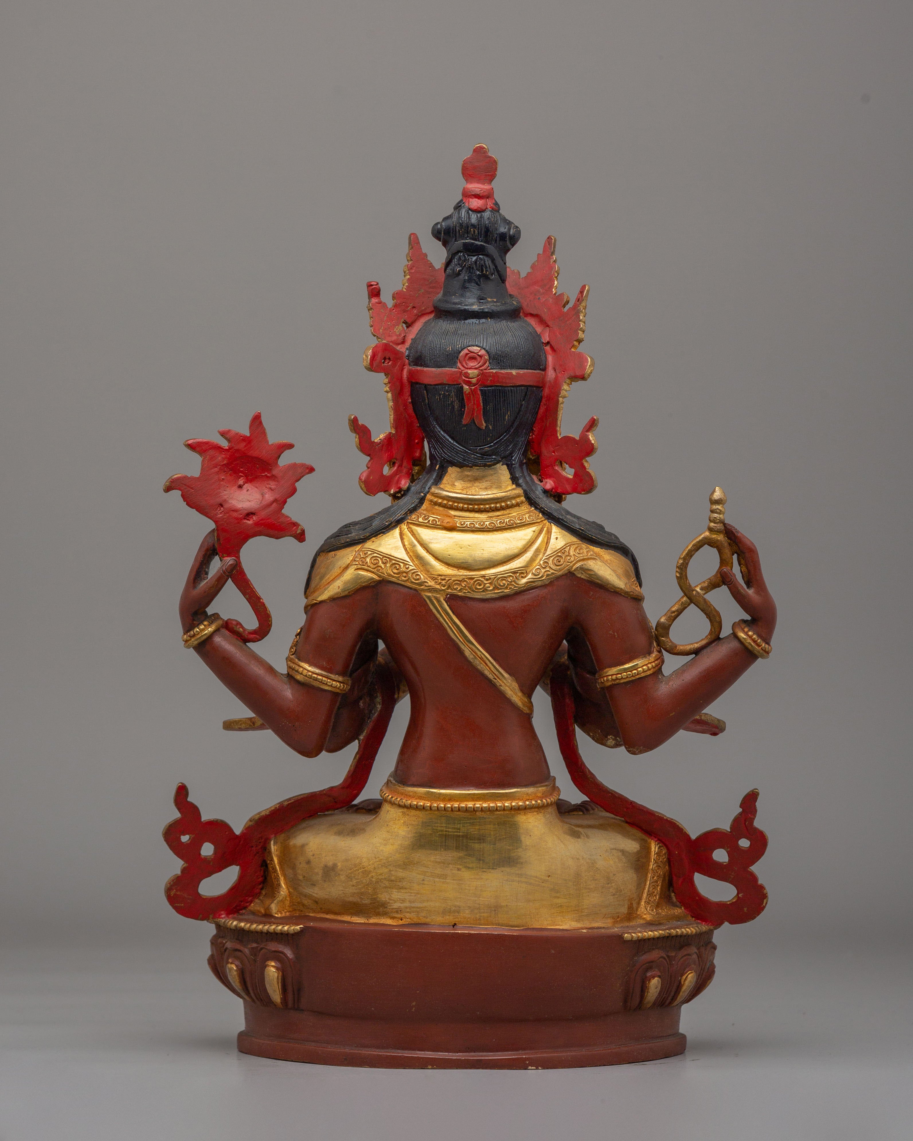 Himalayan Chenrezig Bodhisattva Statue | Statue for Spiritual Decor