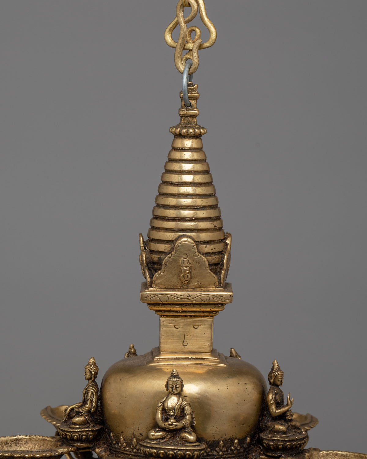 Traditional Hanging Stupa Dalucha | Tibetan Spiritual Decor
