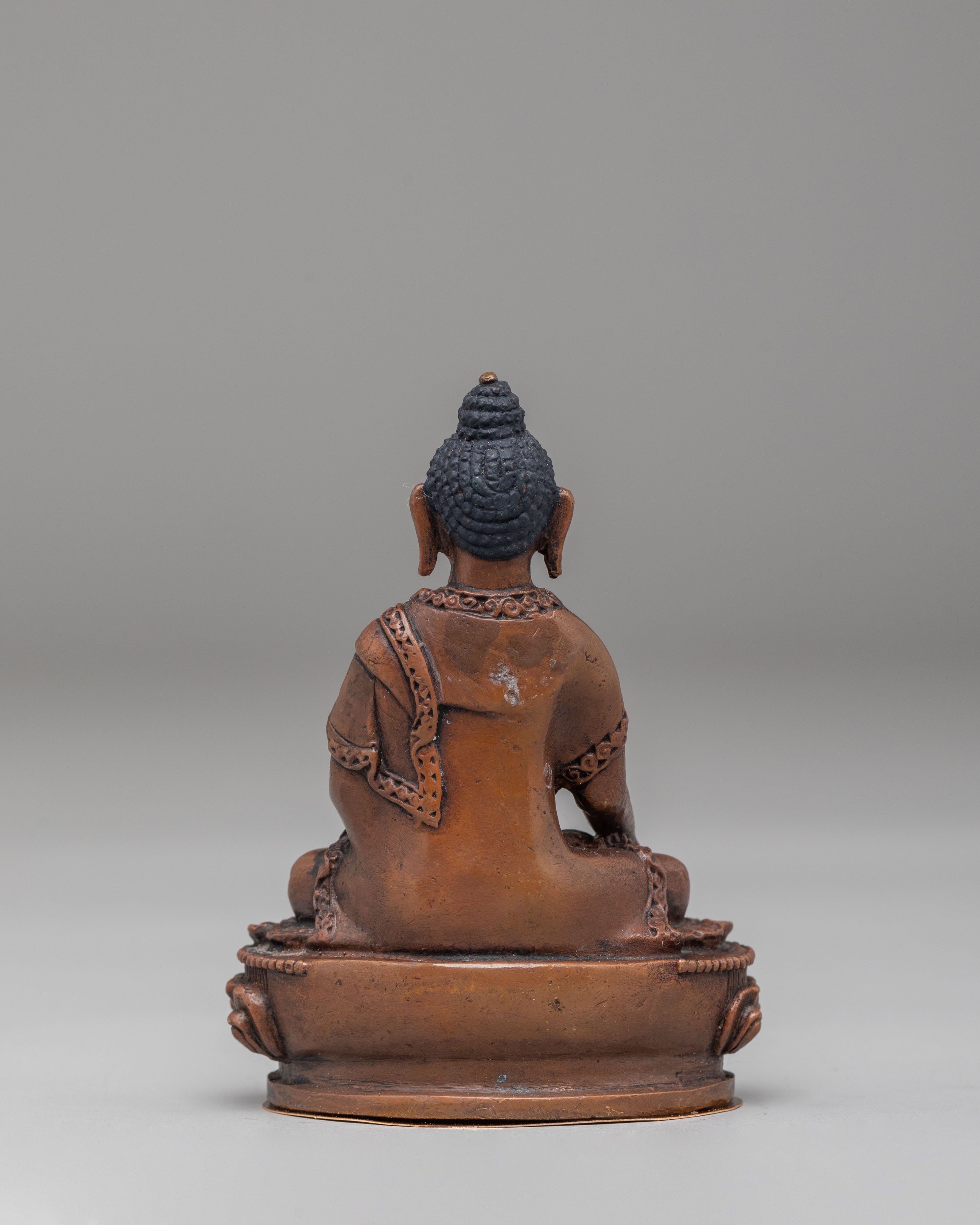 Spiritual Himalayan Shakyamuni Buddha Statue | Machine-Made Copper Sculpture
