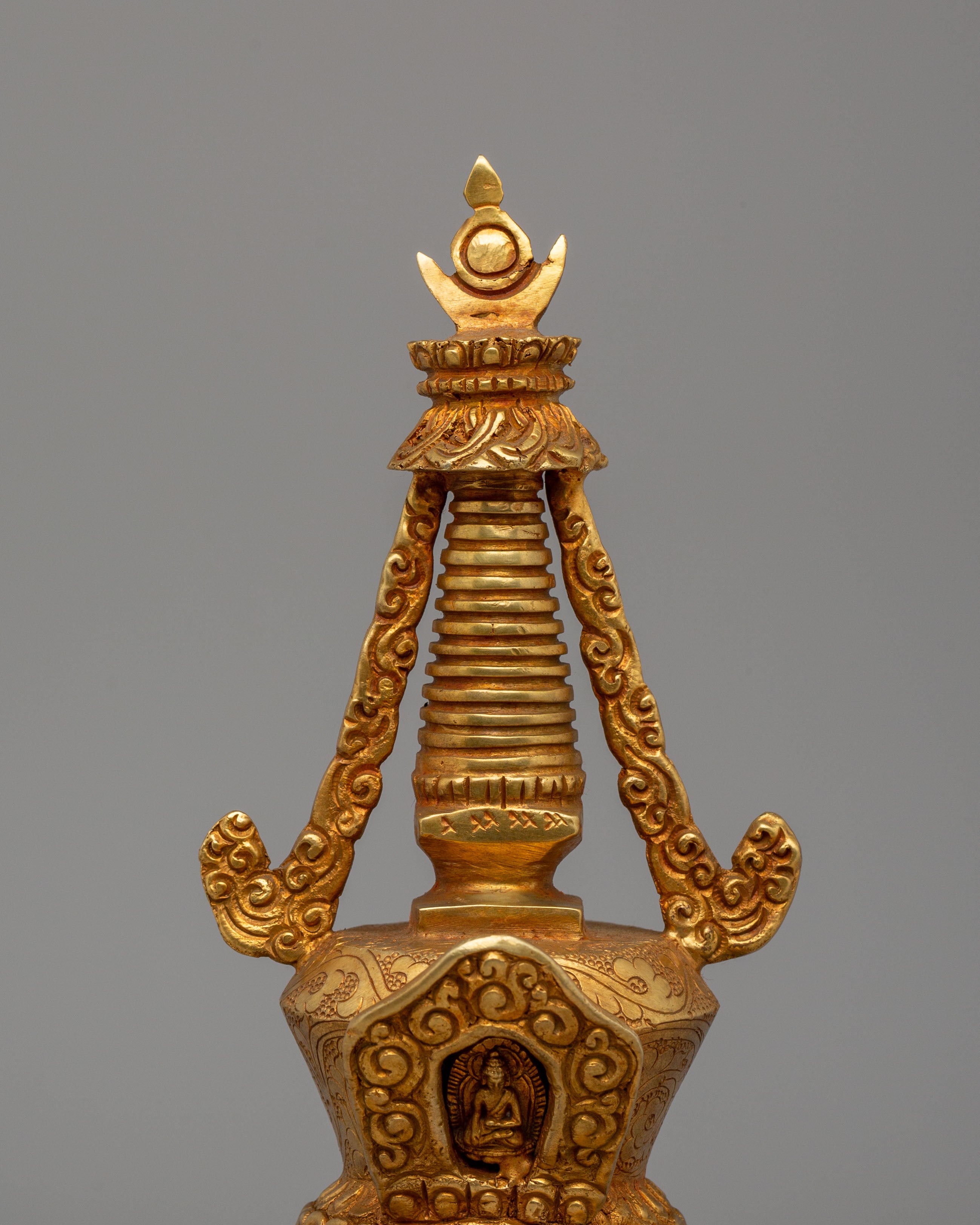 Eight Great Buddhist Stupa Set | Himalayan Chorten Set for Altar
