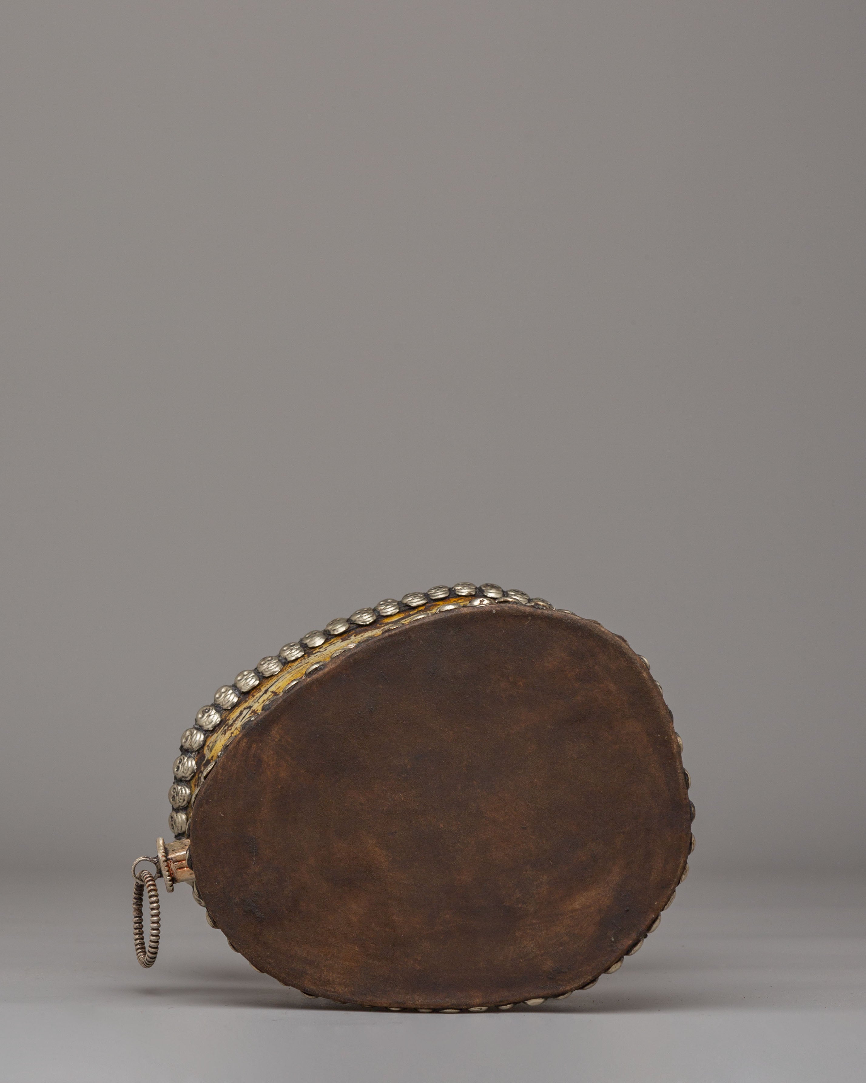 Buddhist Ceremonial Damaru | Handcrafted Ritual Drum