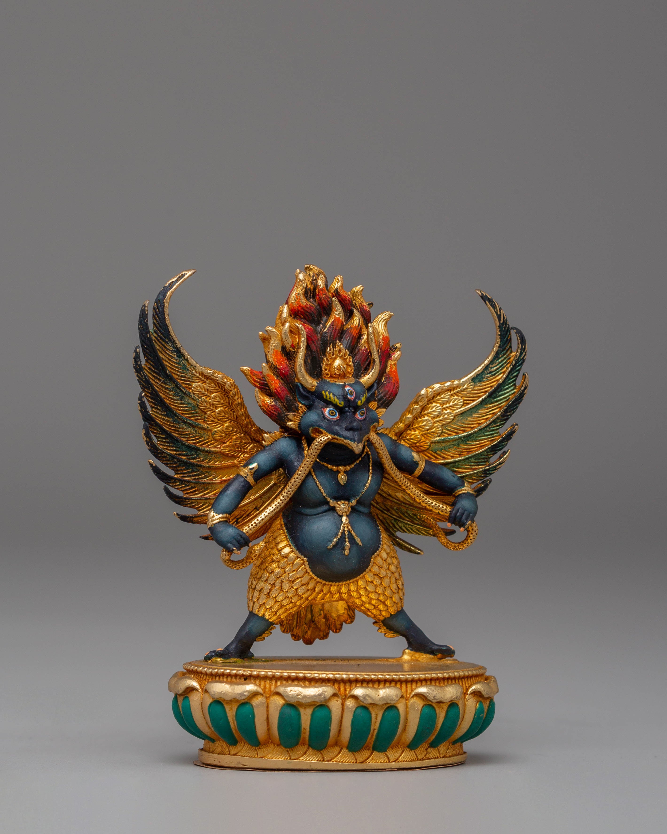 Handcrafted Buddhist Garuda Sculpture | Divine Protector Against Negativity