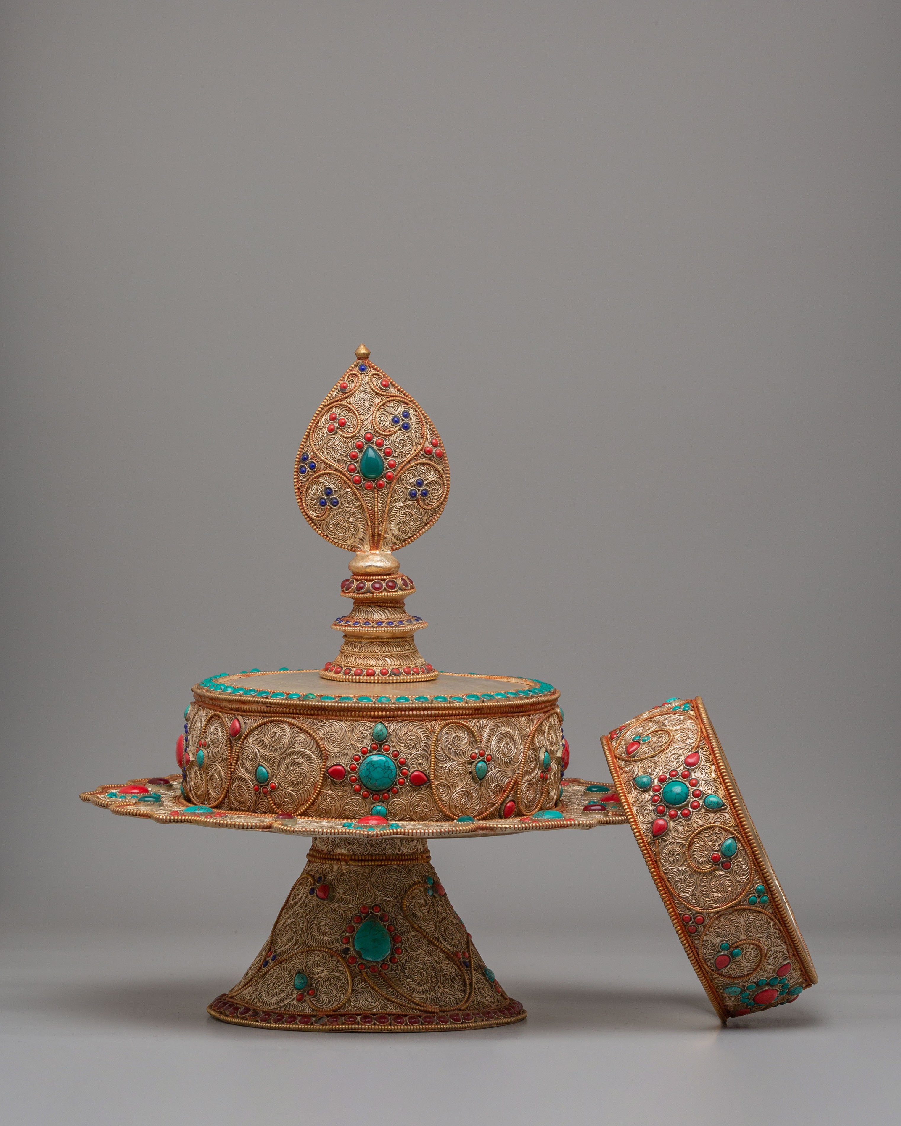 Buddhist Sacred Mandala Offering | Spiritual Decor for Meditation and Altar