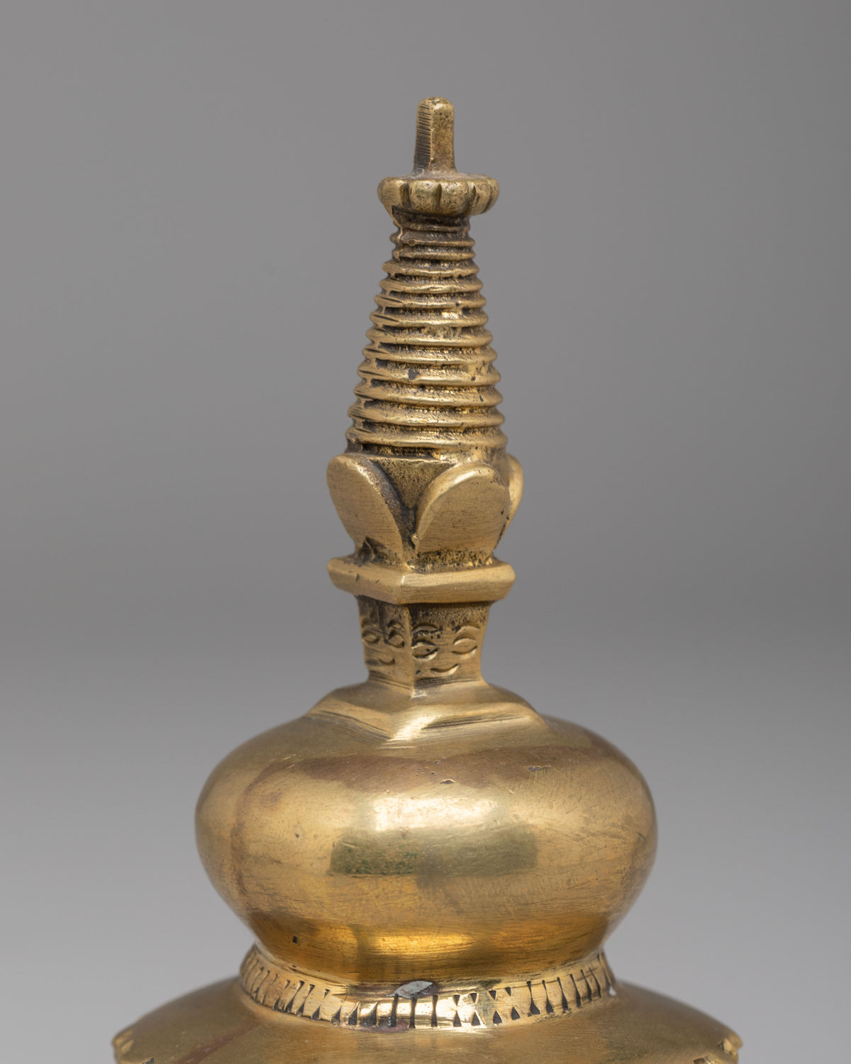 Handcrafted Buddhist Kadampa Stupa | Tibetan Symbol of Enlightenment