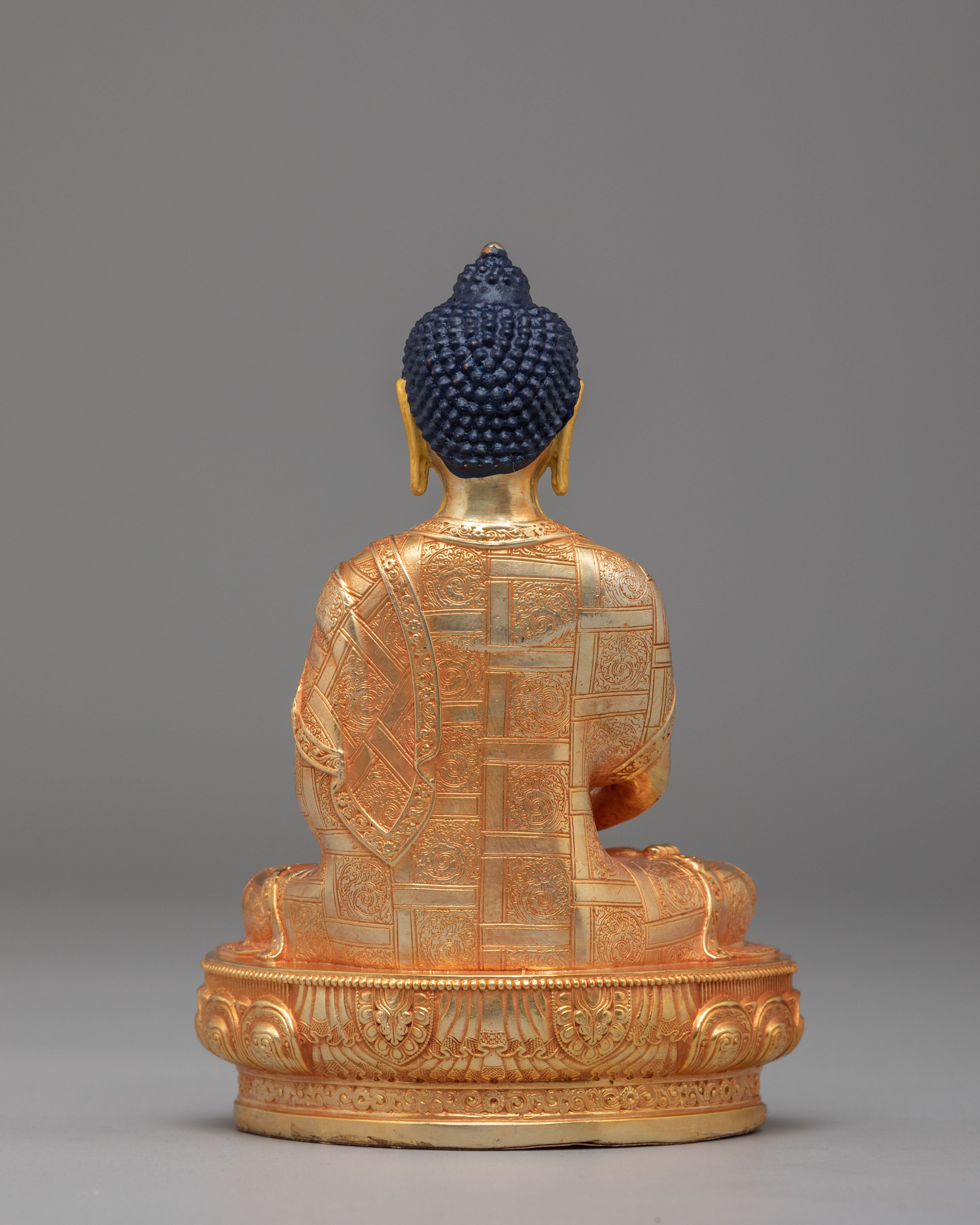 Amitabha Buddha Machine-Made Statue | 24K Gold Plated Buddhist Statue