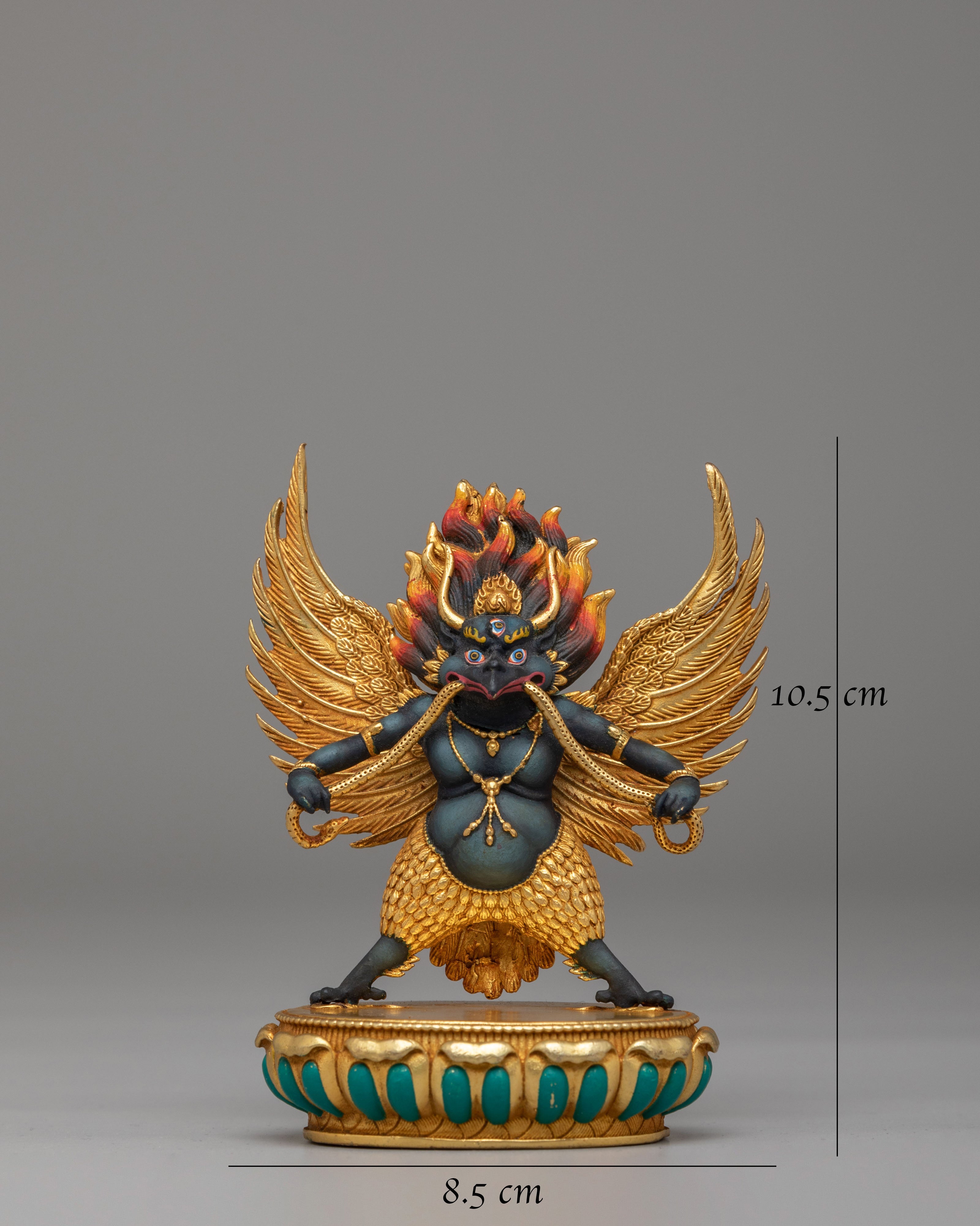 Handcrafted Ritual Garuda Statue | Mythological Bird Deity Sculpture