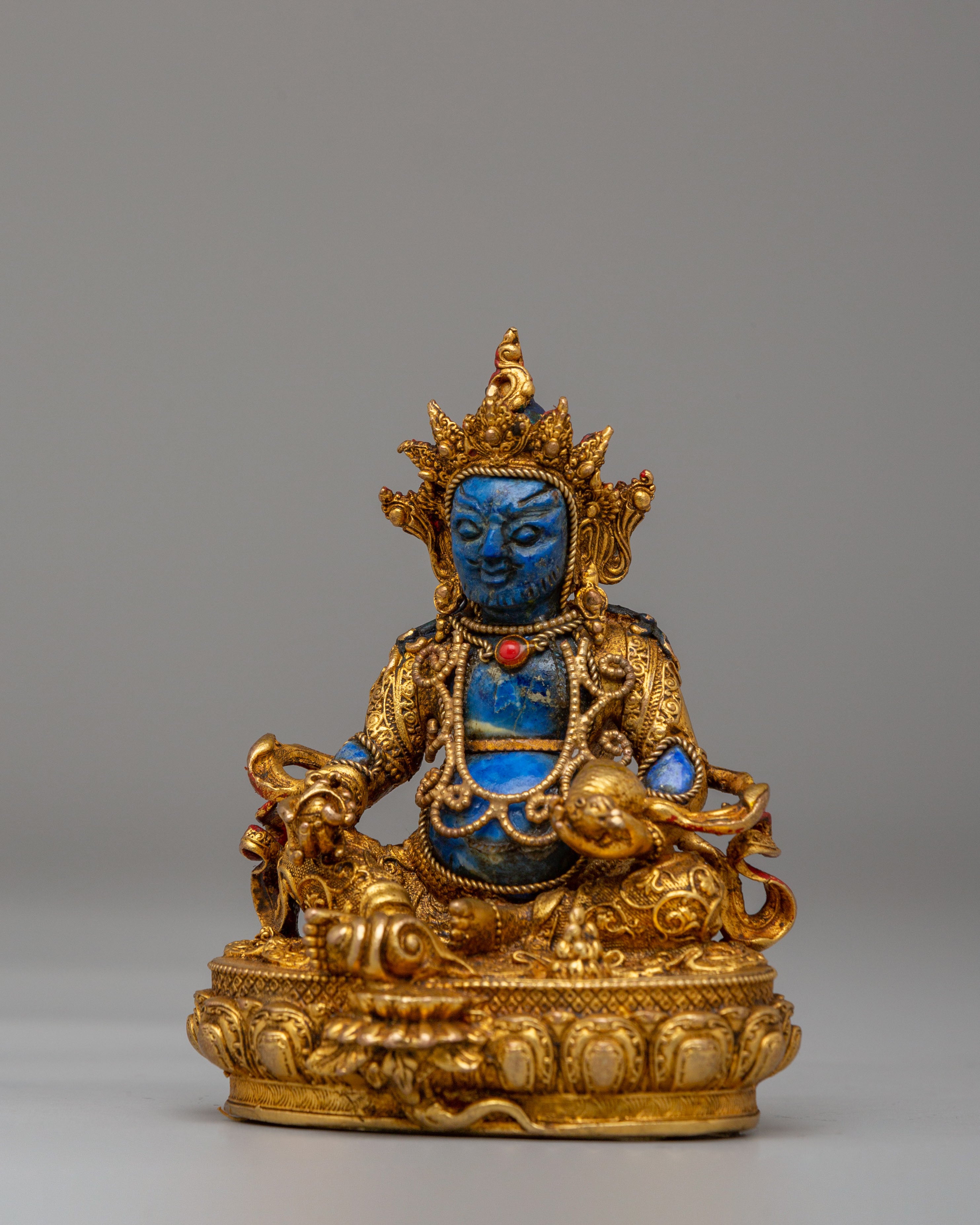 Dzambhala Wealth and Prosperity Deity Statue | Himalayan Artwork