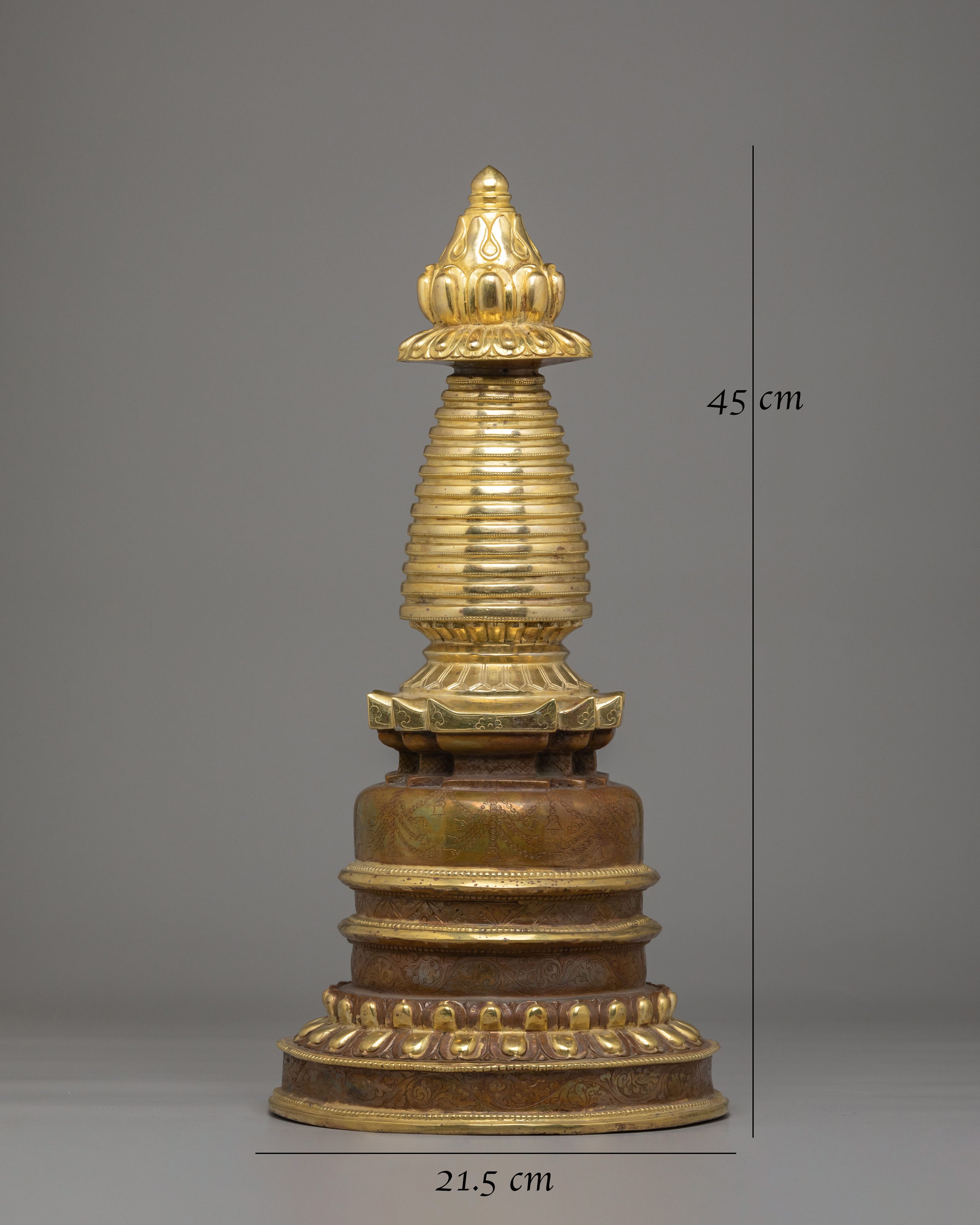 Sacred Tibetan Kadampa Stupa | Buddhist Sculpture