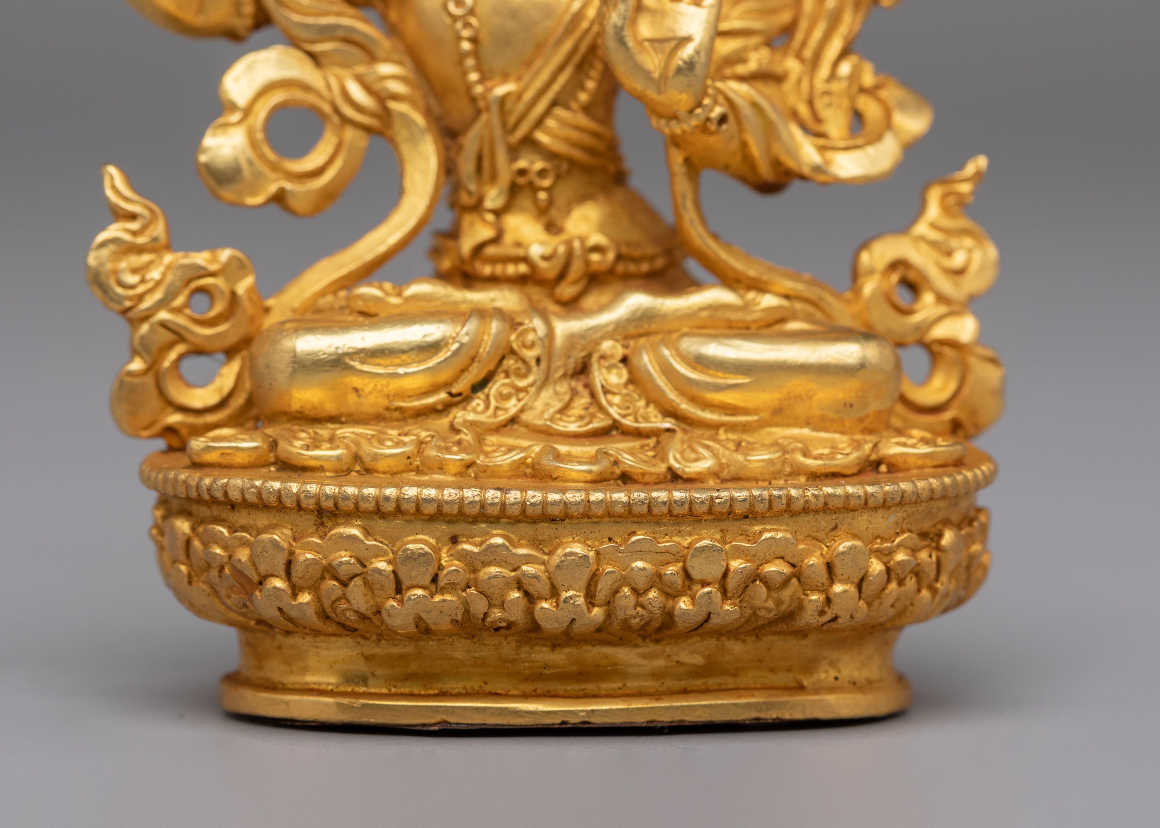 Himalayan Buddhist Wisdom Deity Statue | Manjushri Decor