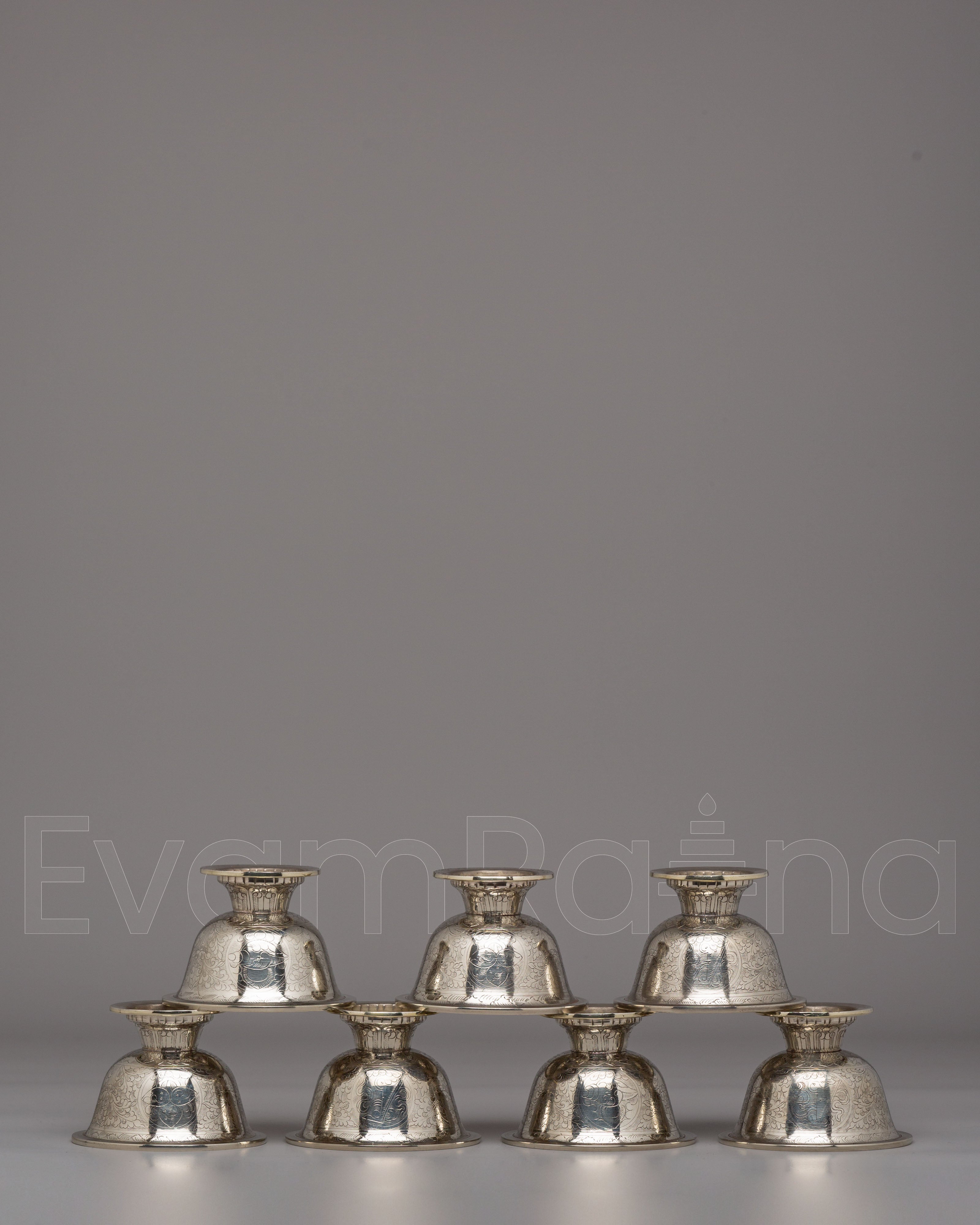 Water Offering Bowls Set