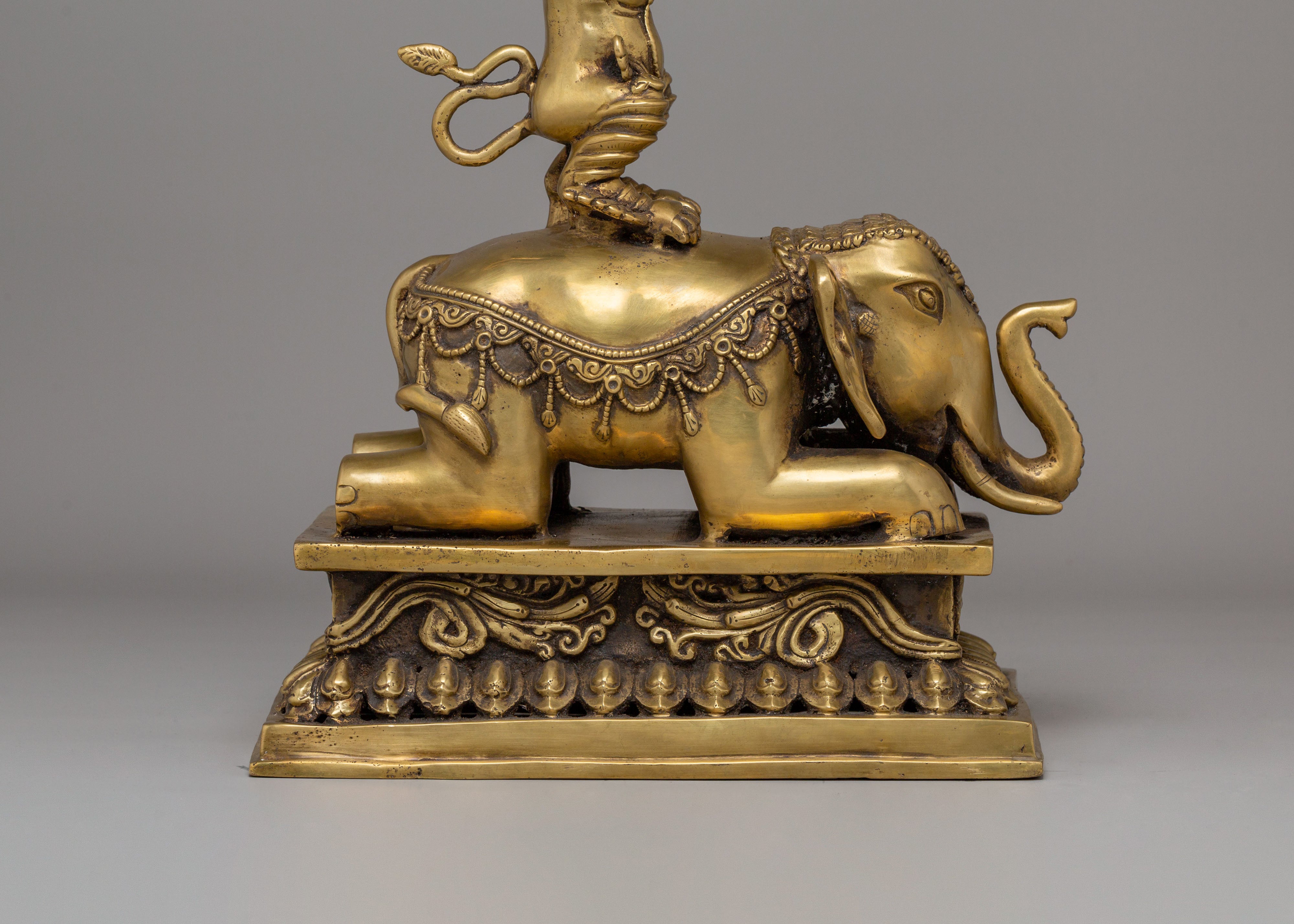 Elephant Oil Lamp Set | Perfect for Altar Decor
