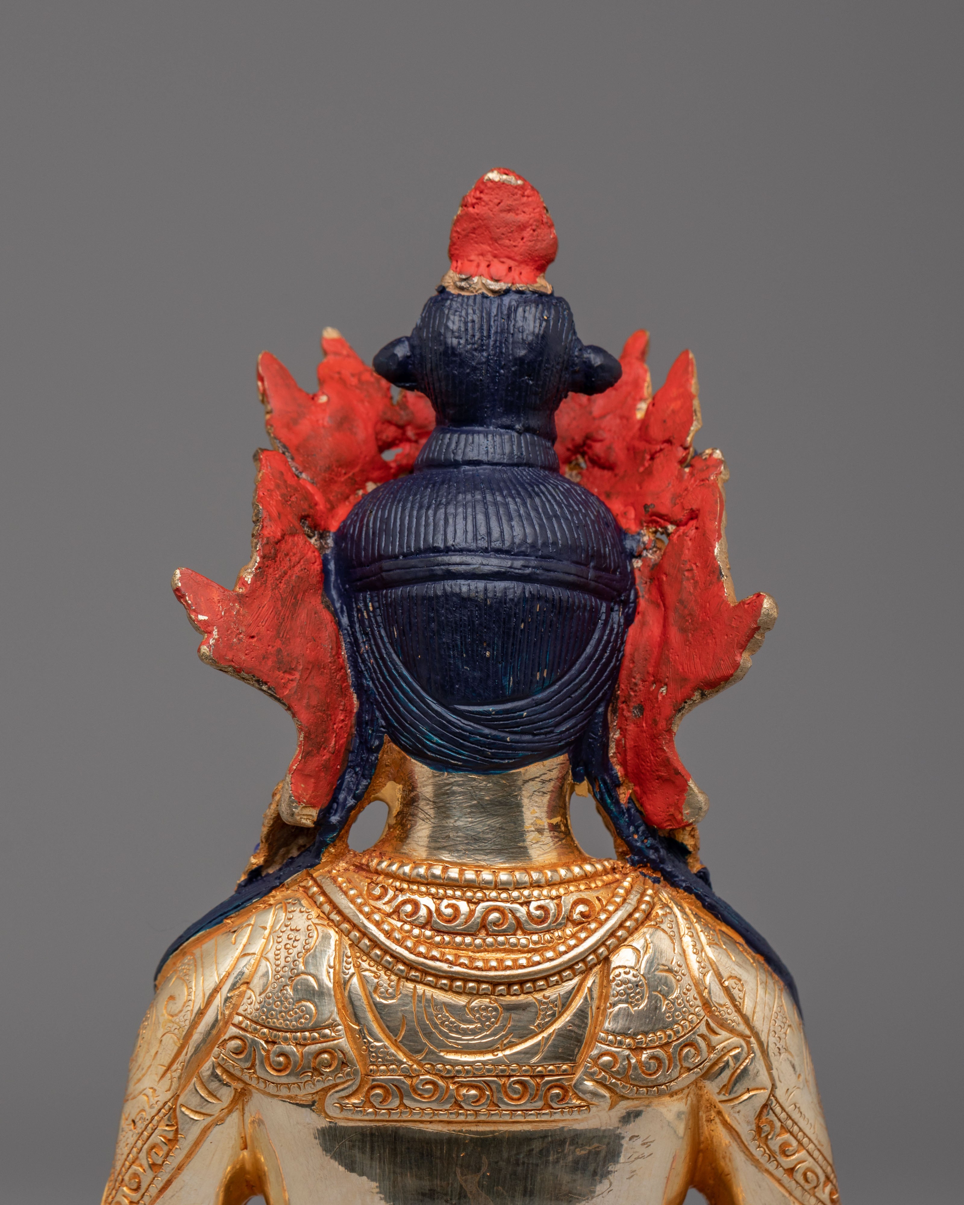 Amitayus Buddha Deity Sculpture | Symbolizing Longevity and Wisdom