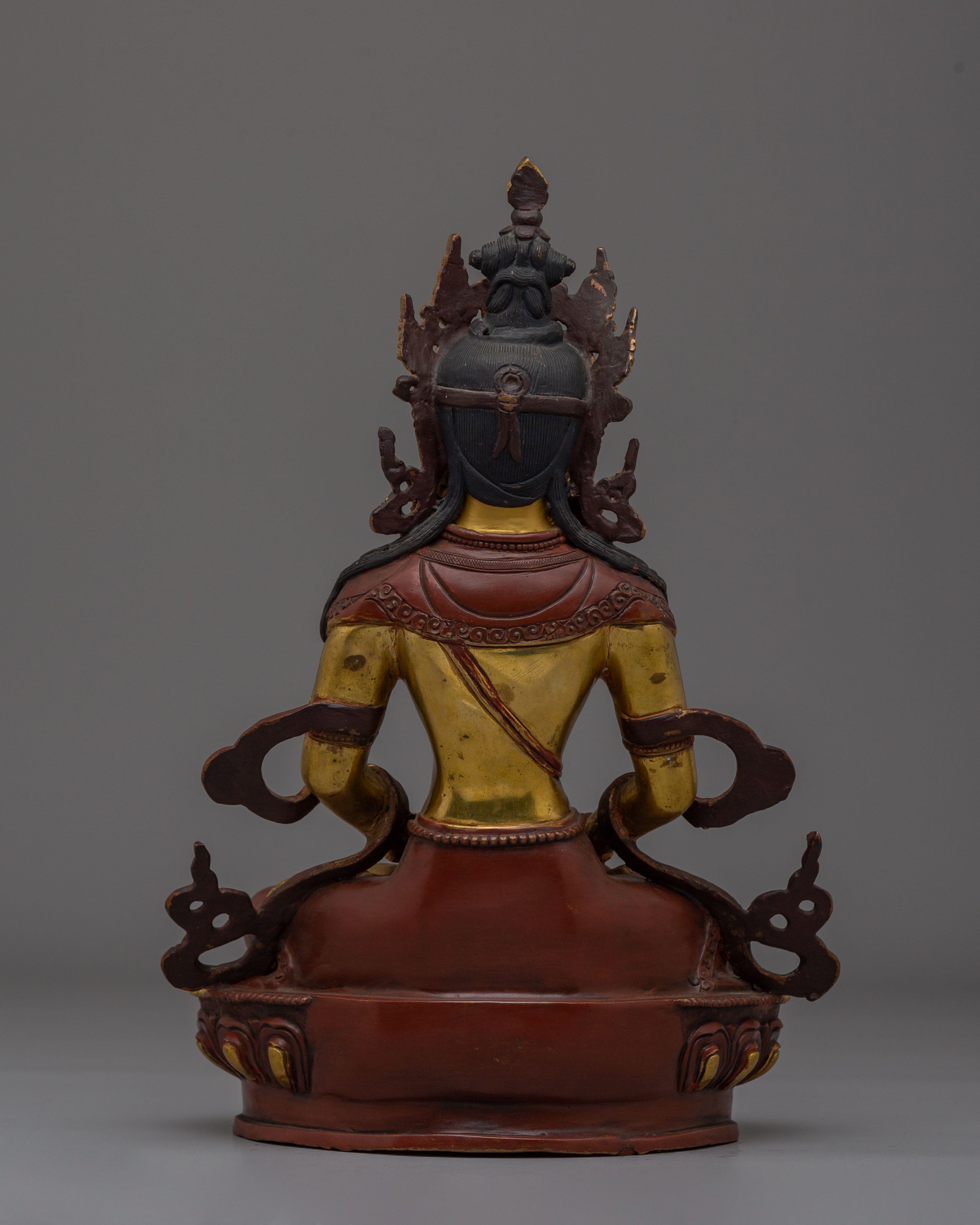 Tibetan Sacred Amitayus Statue | Symbol of Longevity