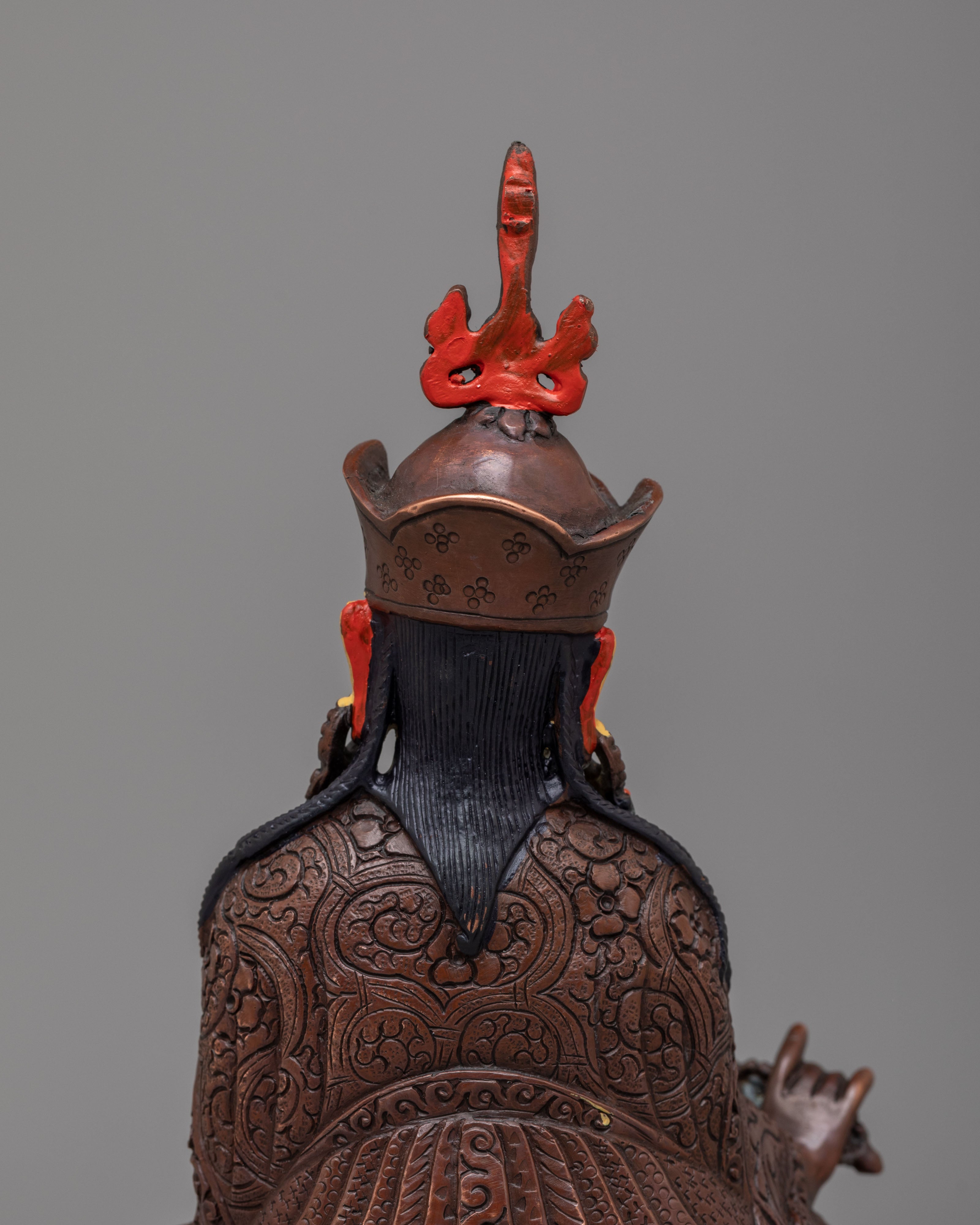 Sacred Padmasambhava Deity Sculpture | Sacred Tibetan Decor