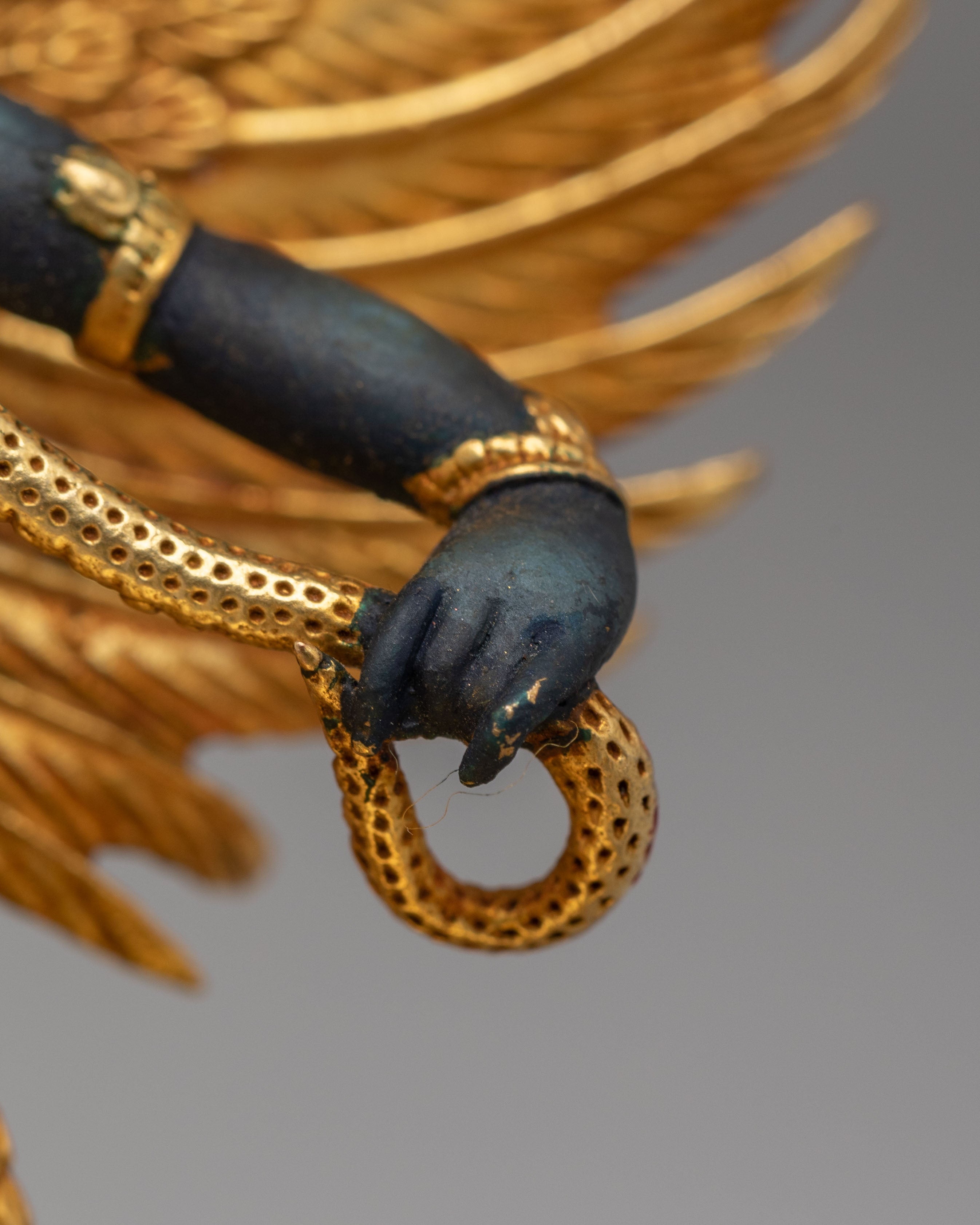 Handcrafted Ritual Garuda Statue | Mythological Bird Deity Sculpture