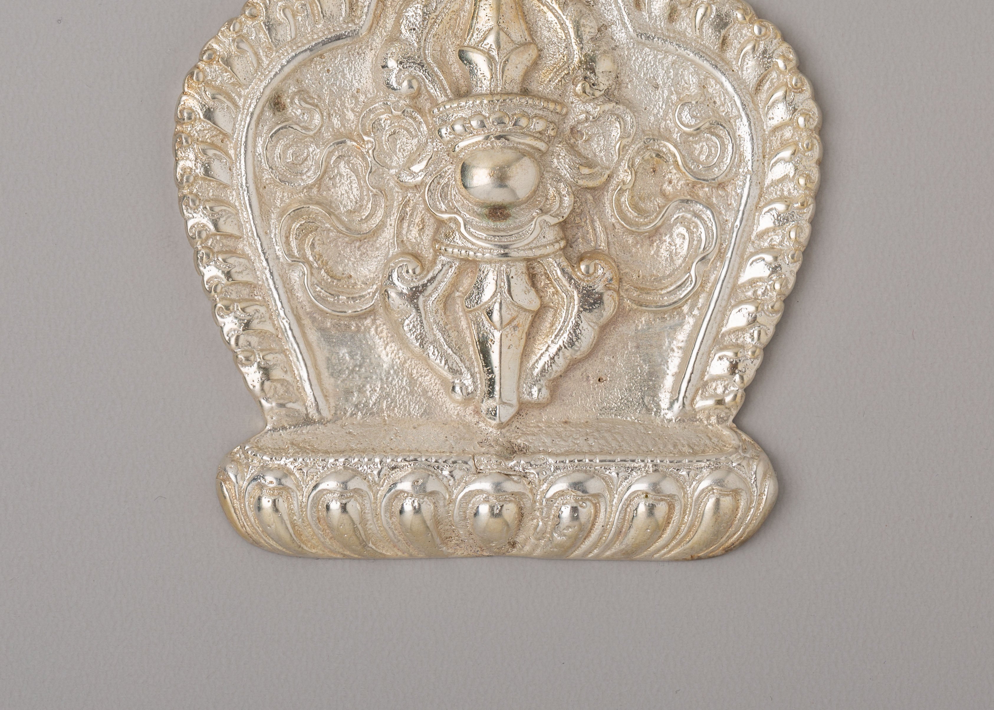 Silver Vajra Wall Hanging | Handcrafted Buddhist Art