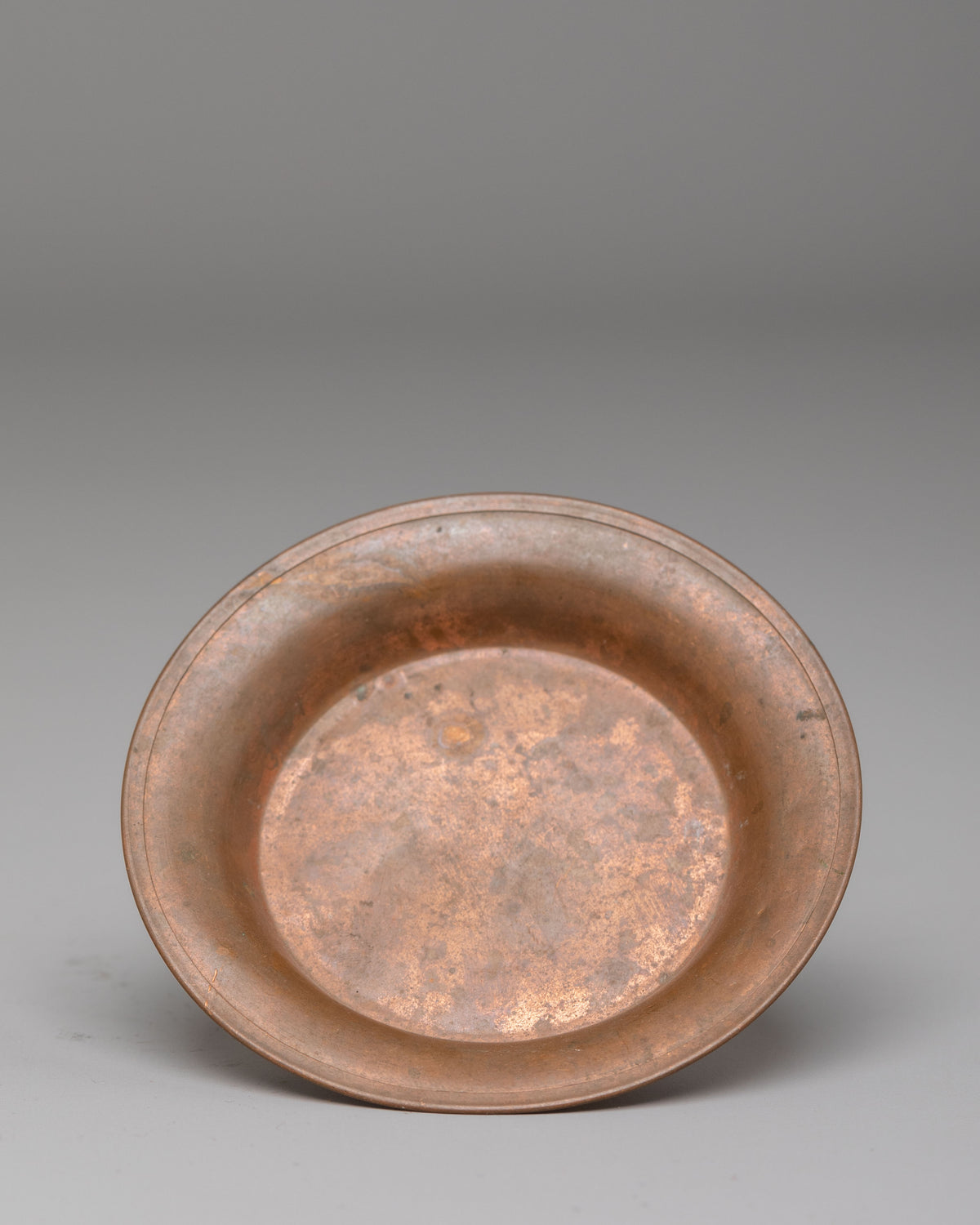 Antique Copper Plate | Perfect for Offering Rituals & Ceremonies