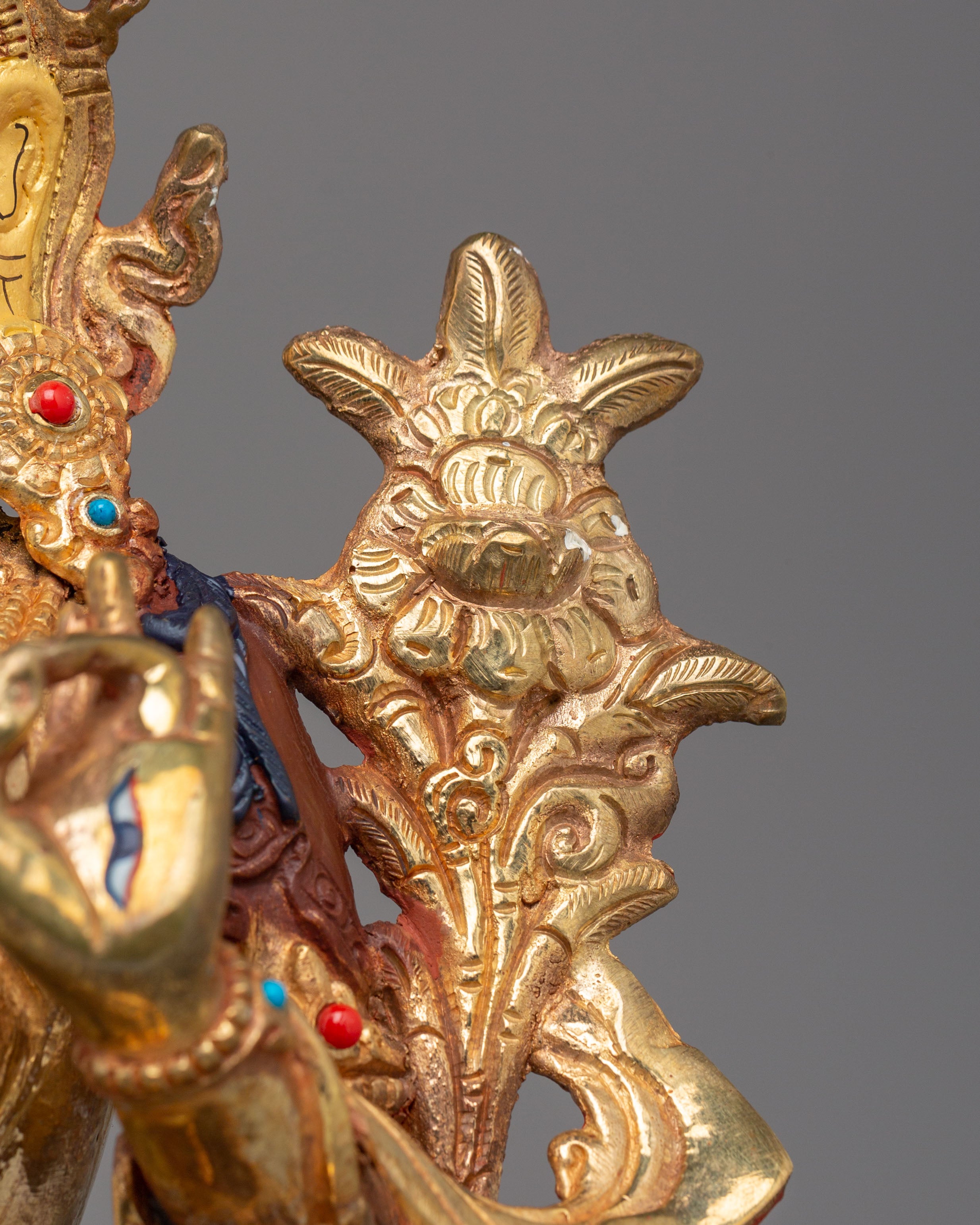 Handmade Traditional  White Tara Artwork | Goddess of Compassion