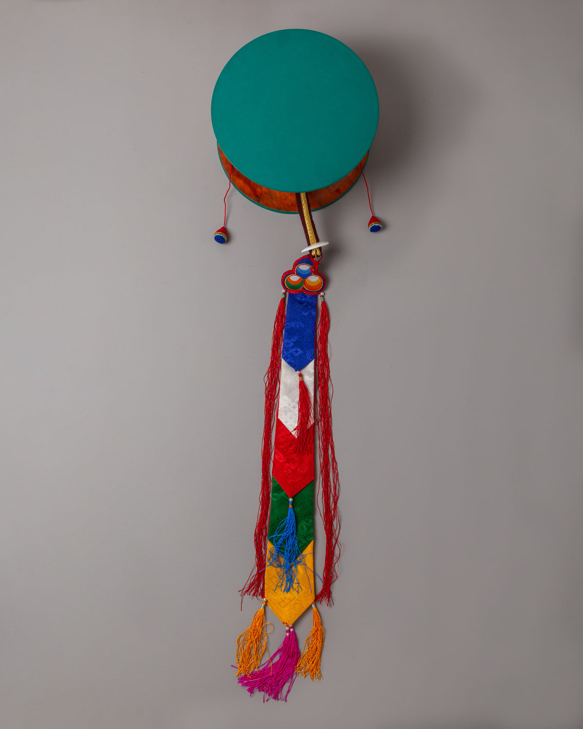 Handmade Tibetan Damaru | Ritual Drum for Mantra Chanting