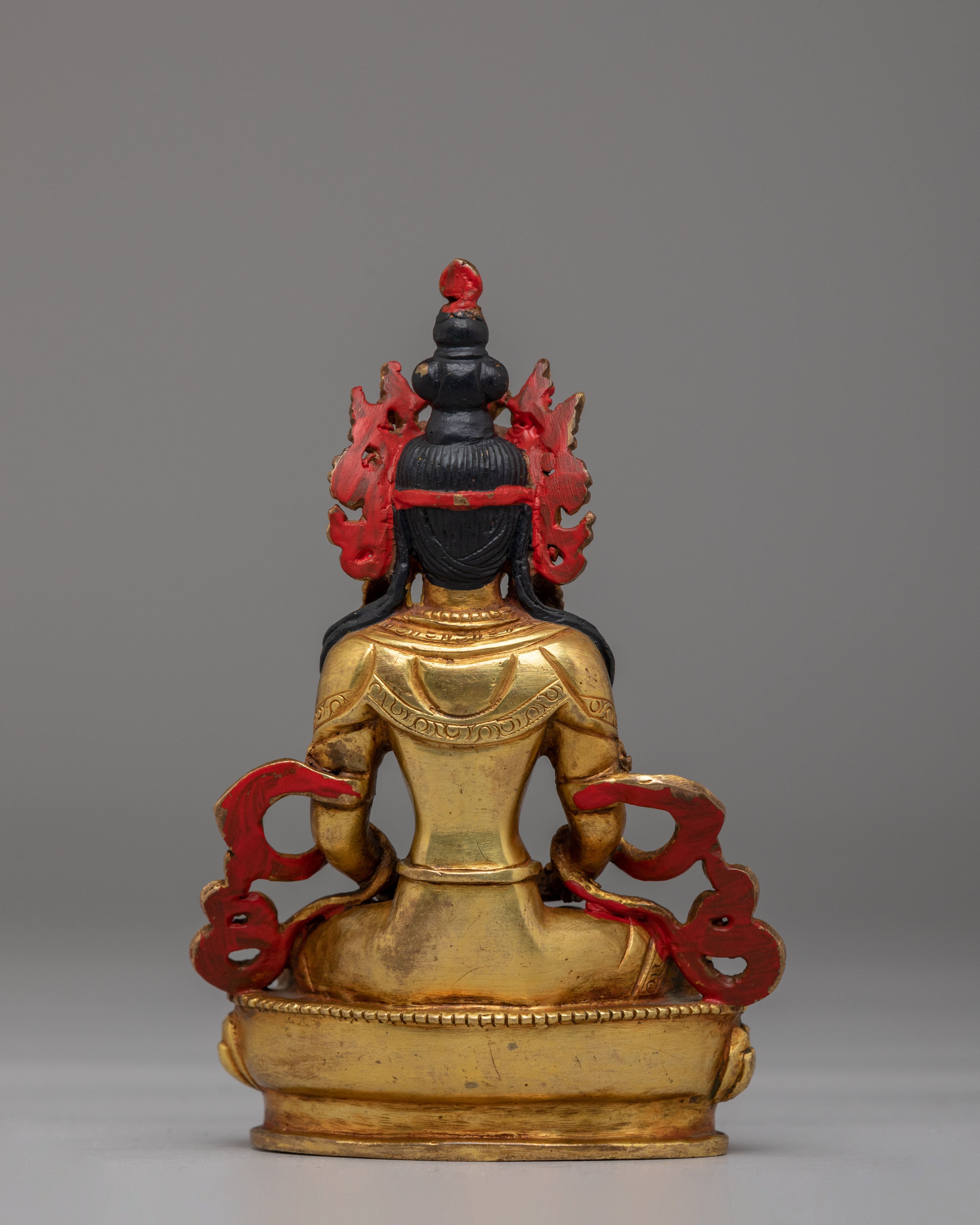 Sacred Amitayus Buddha Sculpture | Spiritual Home Decor