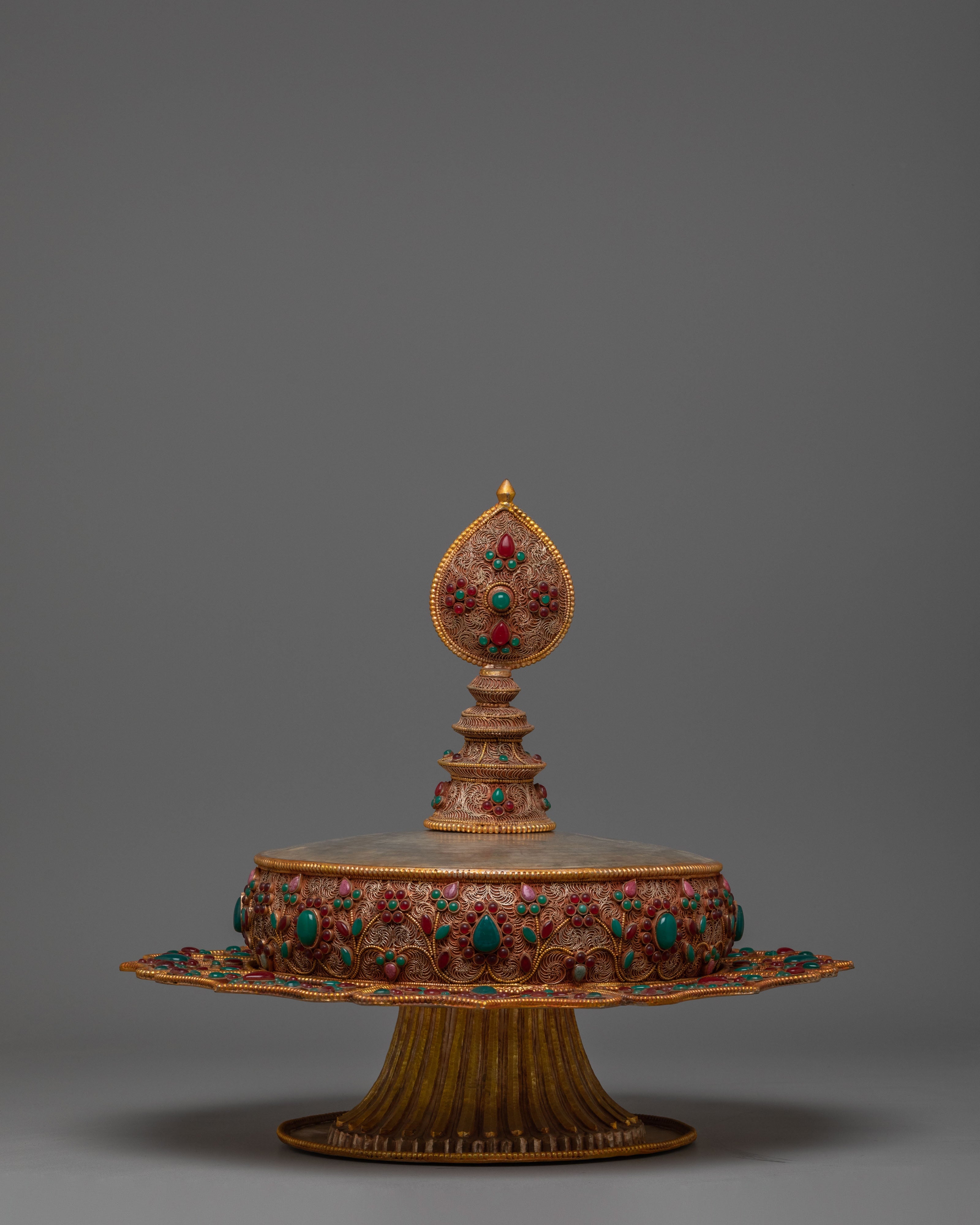 Traditional Mandala Offering for Ritual | Sacred Buddhist Offering Object