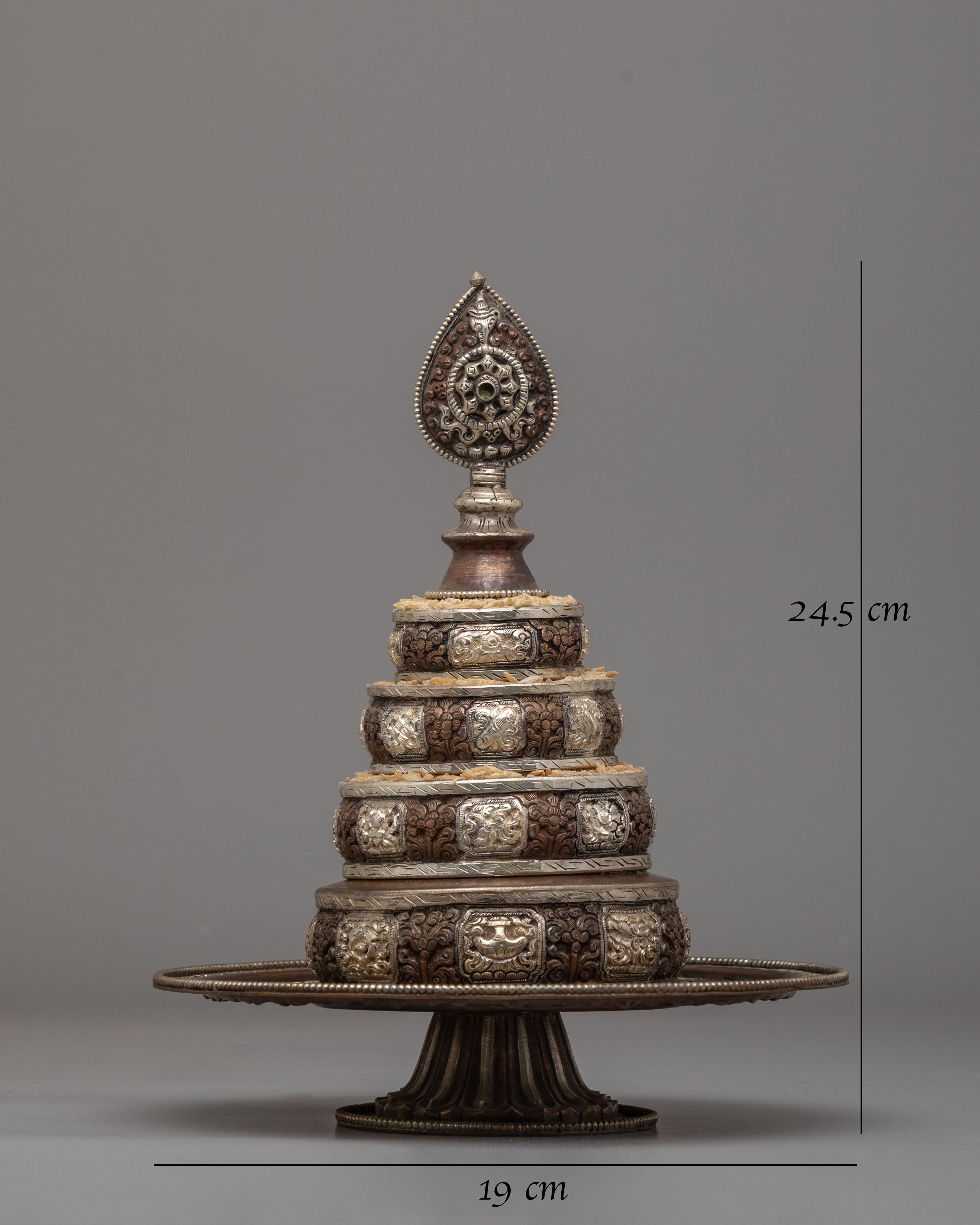 Buddhist Mandala Offering For Ritual | Symbol of Spiritual Enlightenment