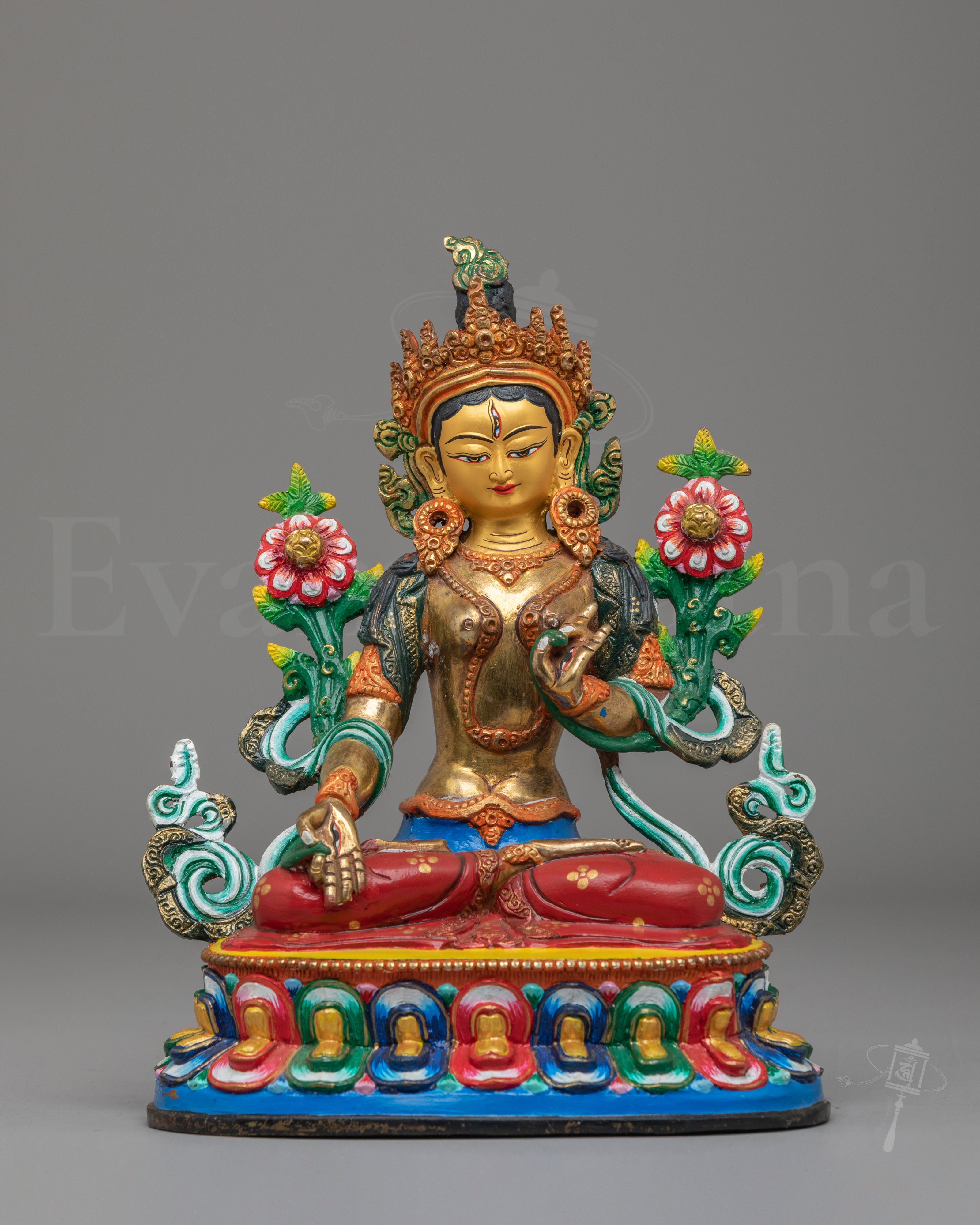 White Tara Buddhist Sculpture