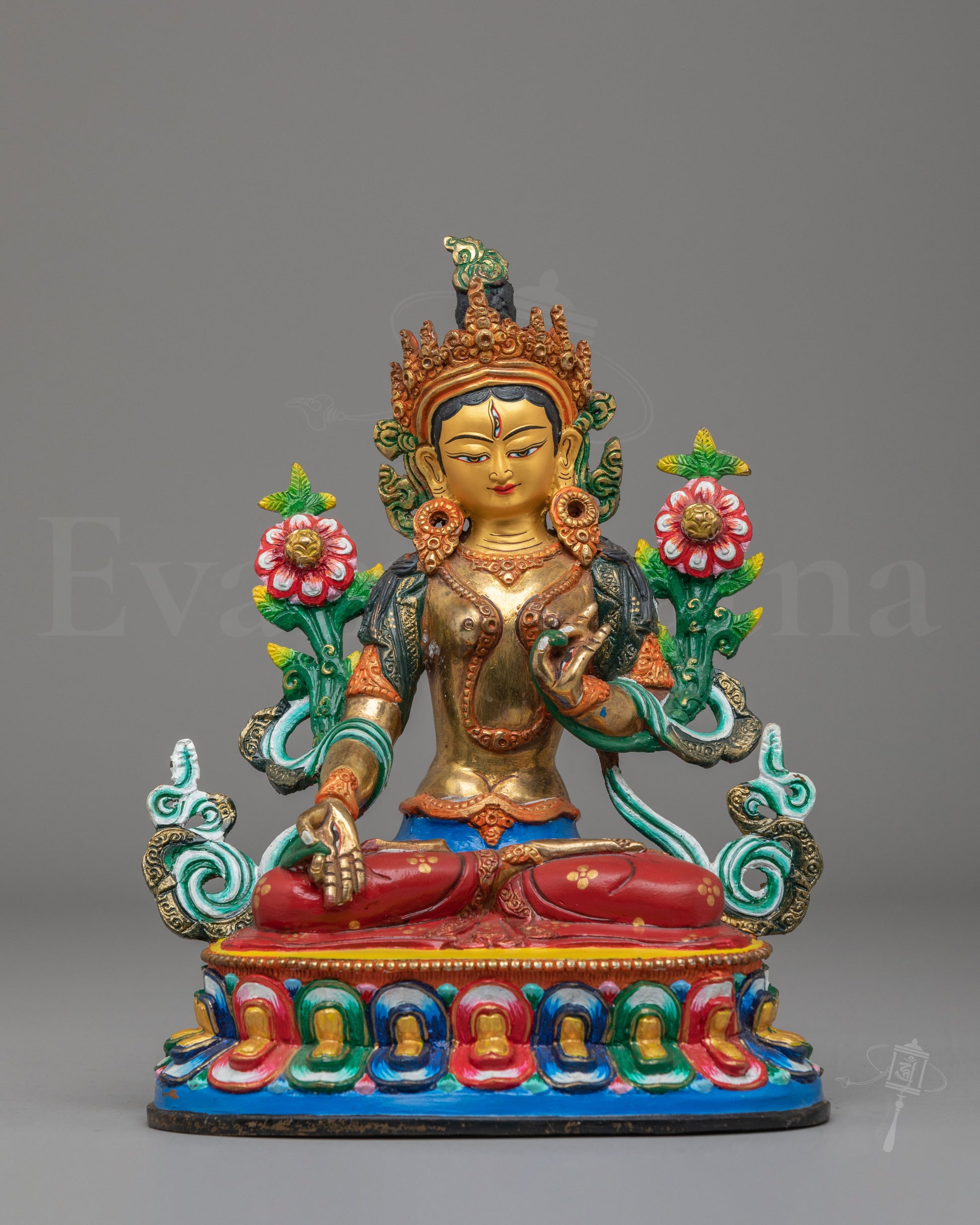 White Tara Buddhist Sculpture