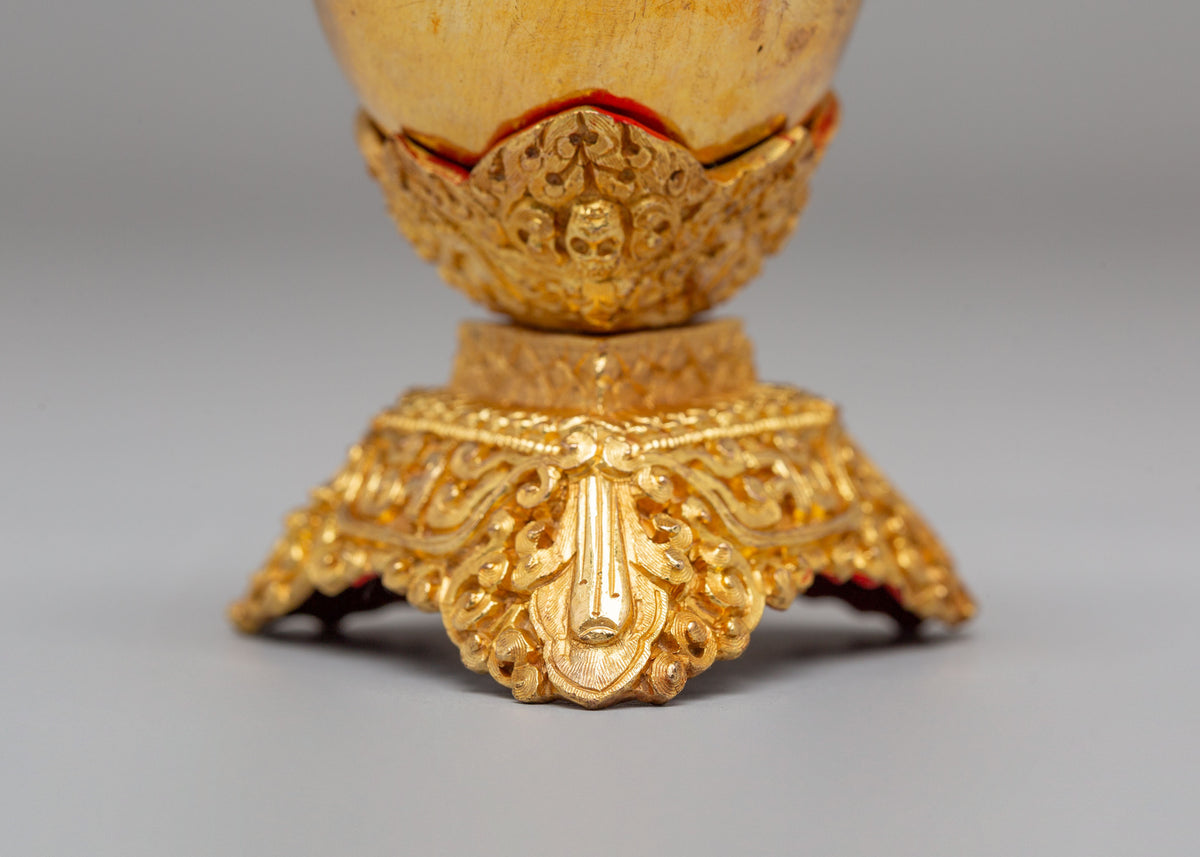 Buddhist Tantric Kapala Set Vessel | Ritual Offering Vessels