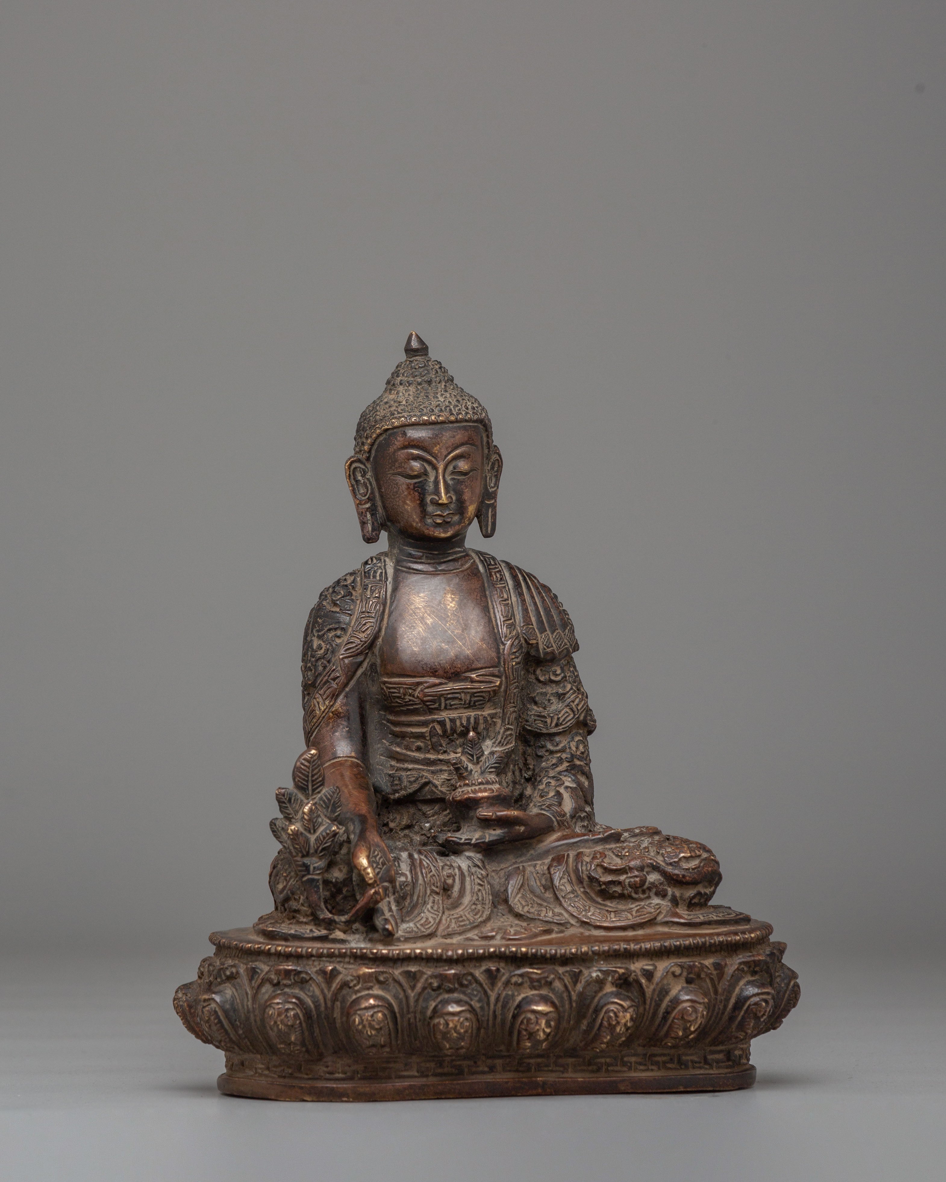 Medicine Buddha Spiritual Healing Statue | Buddha of Compassion &amp; Inner Peace