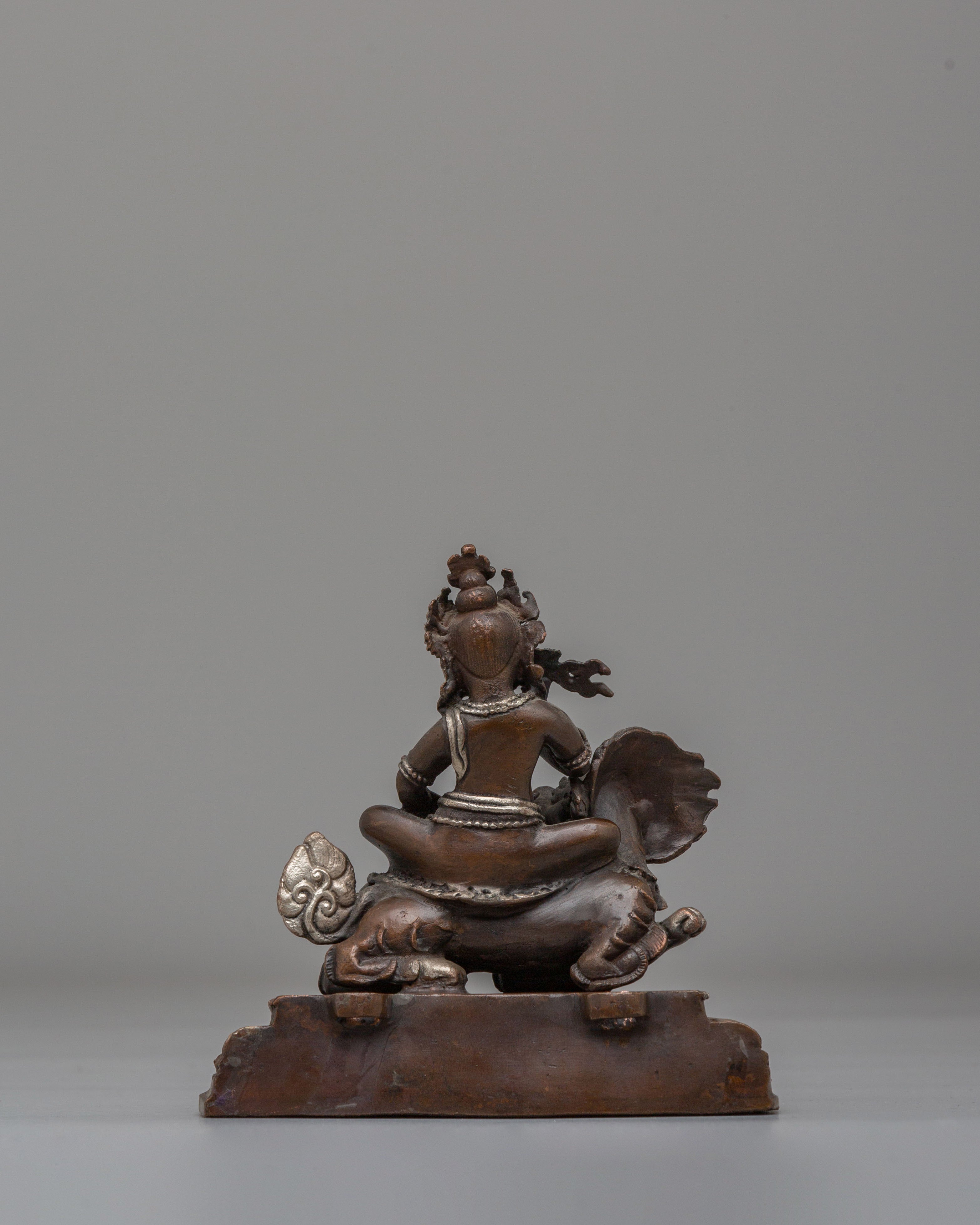 Buddhist Wealth Deity Namtoshe Sculpture | Tibetan Guardian Deity