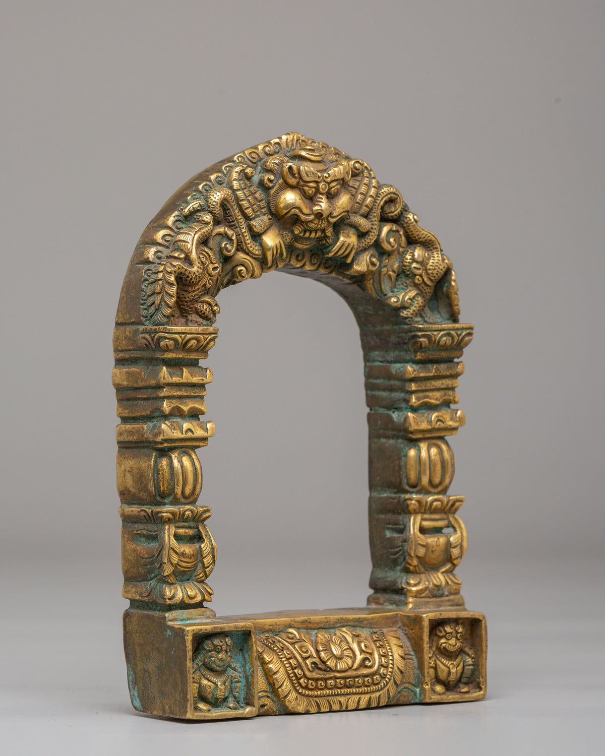Handcrafted Prabhavali | Copper Ritual Item for Puja