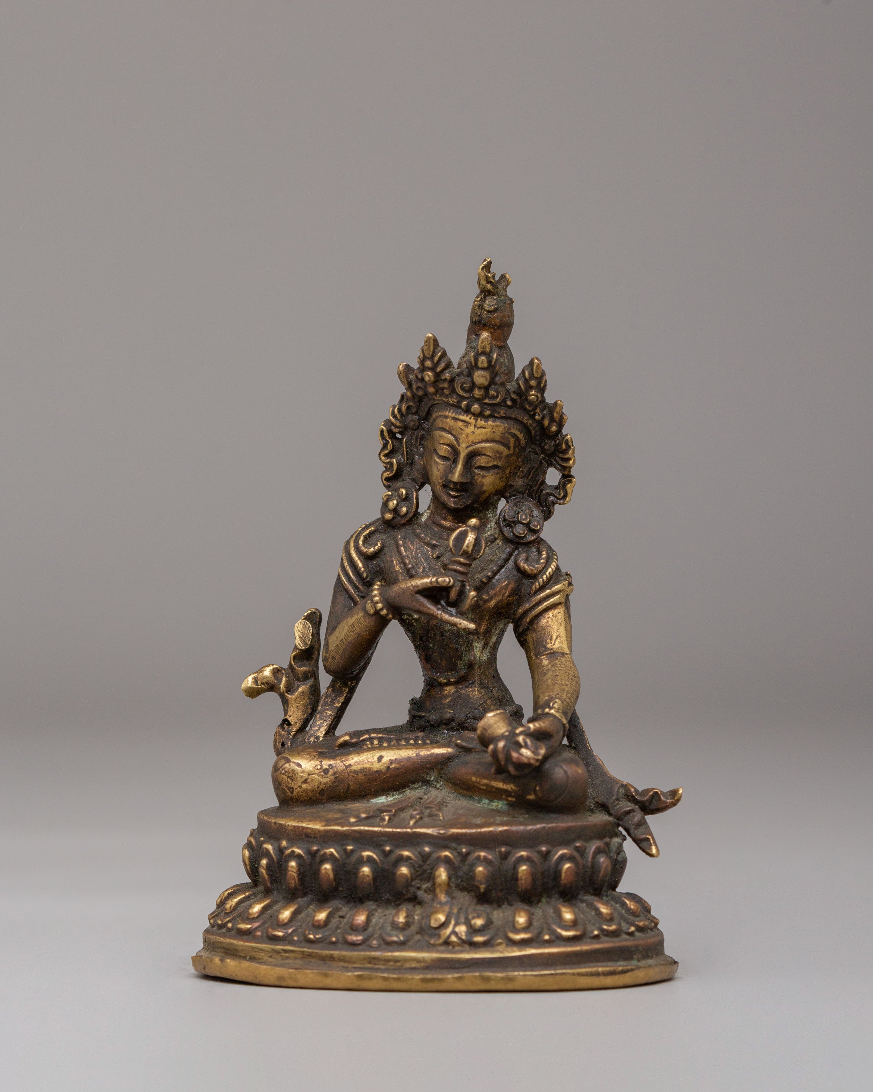 Handcrafted Vajrasattva Buddhist Statue | Sacred Copper Body