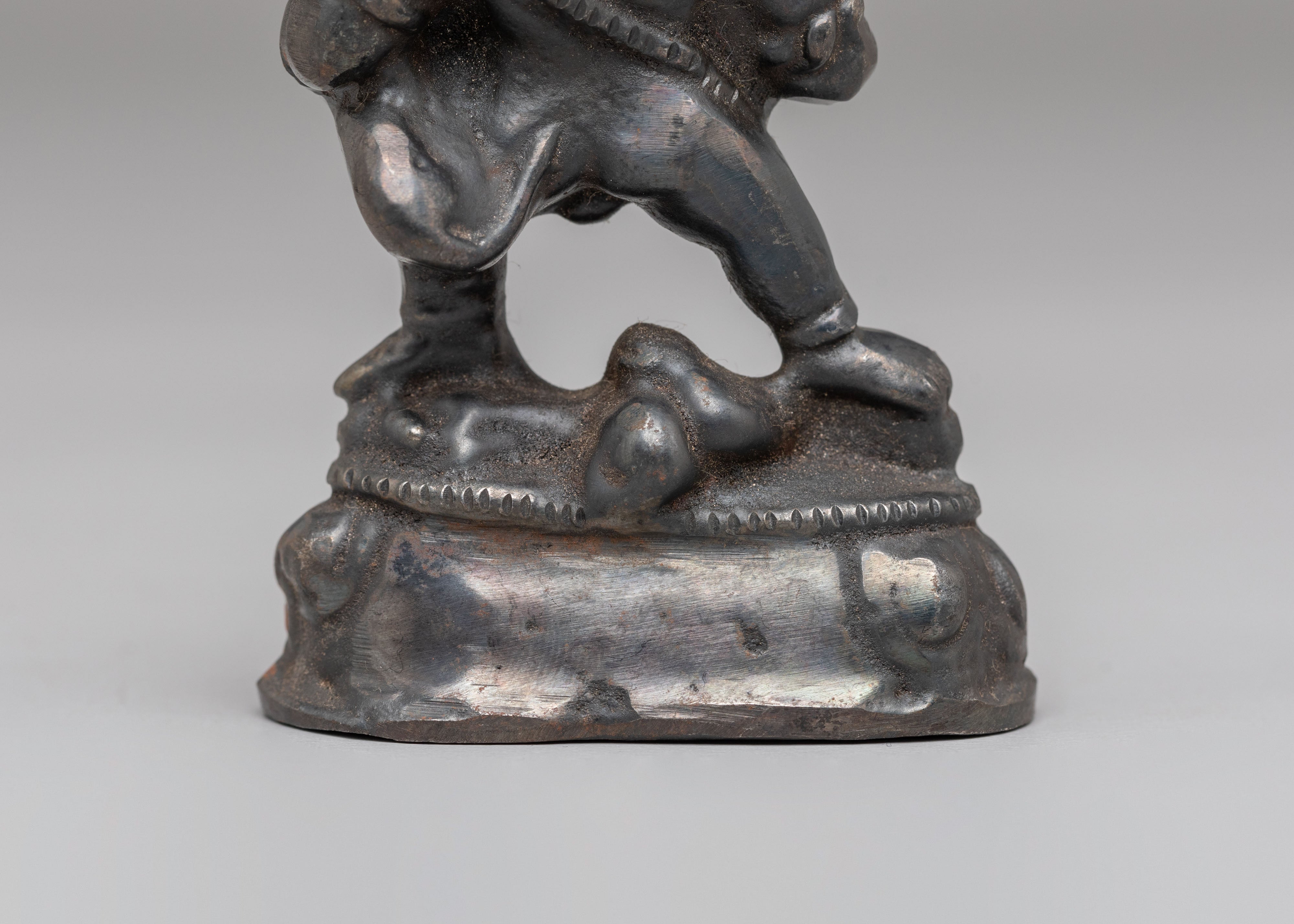 Himalayan Black Dzambhala Statue | Tibetan Wealth Deity Figurine