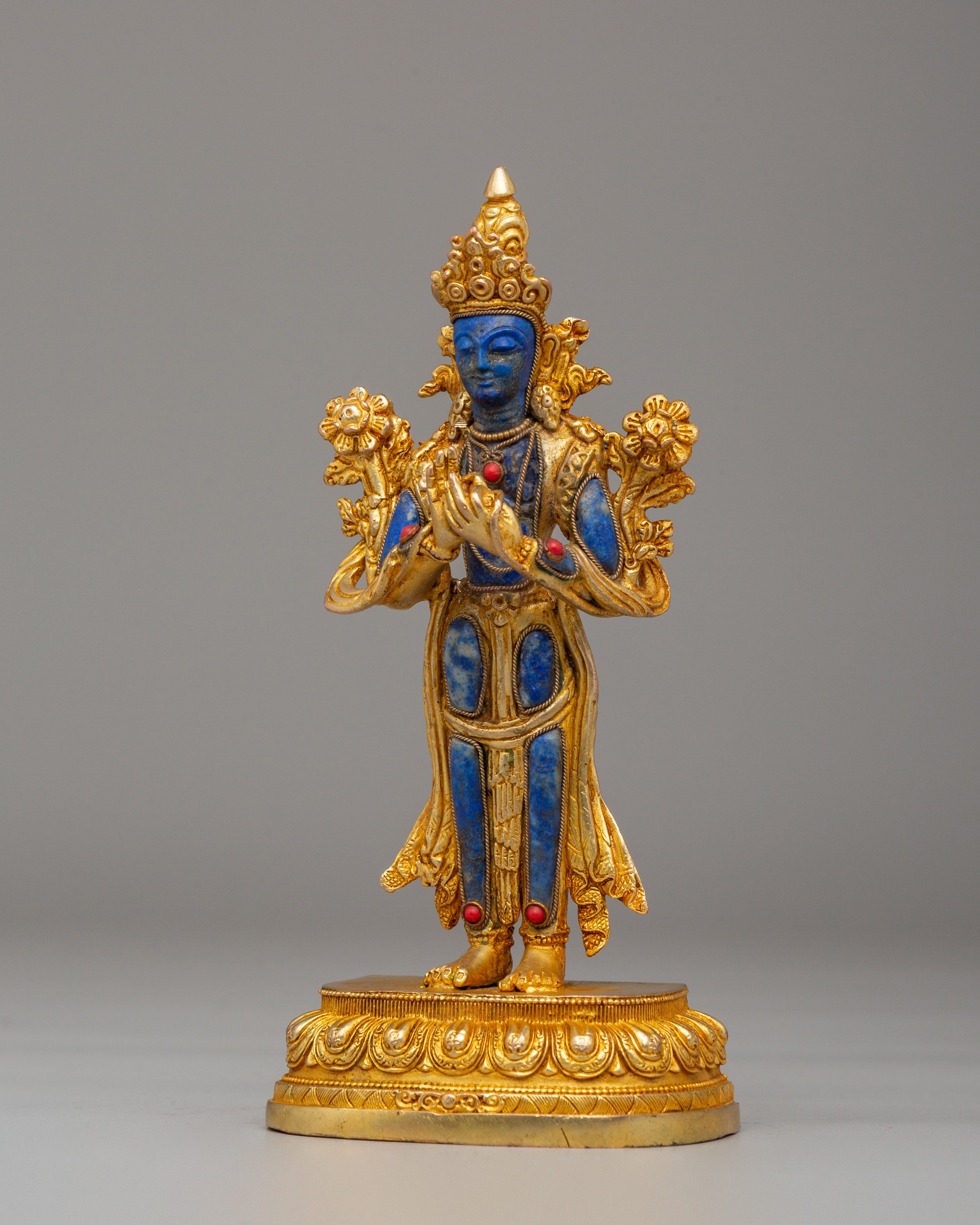 Traditional Lokeshwor Statue | Himalayan Altar Decor