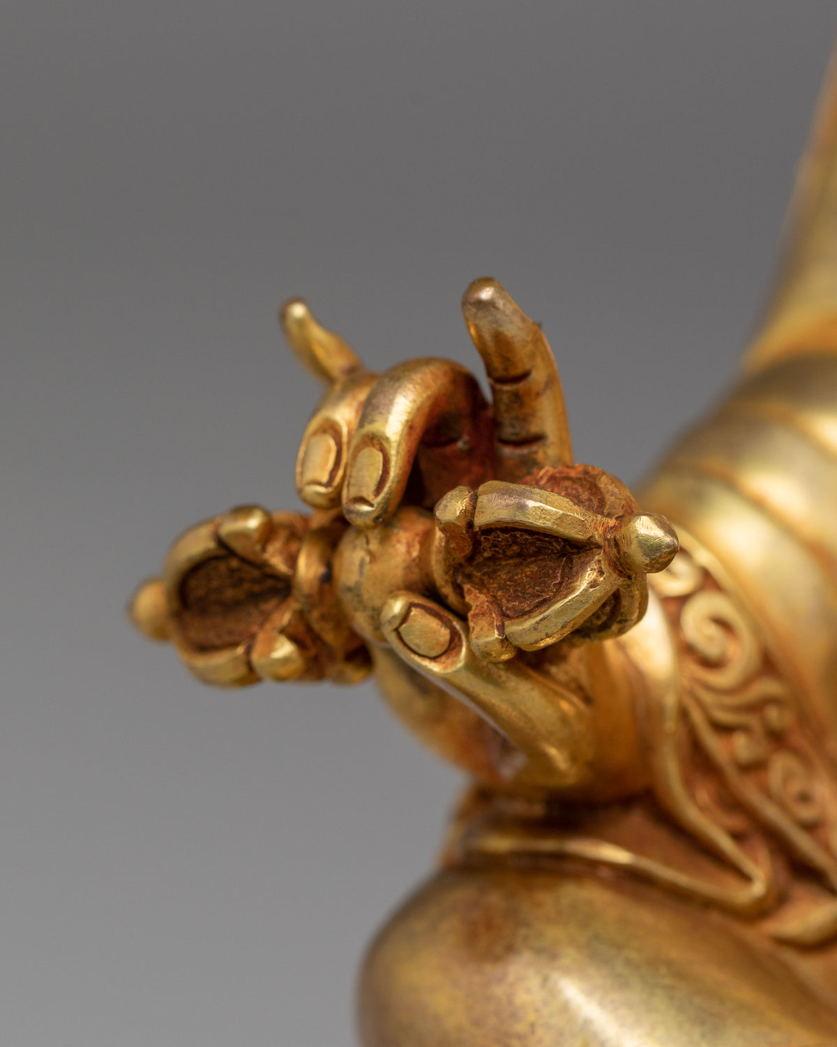 Sacred Padmasambhava Altar Sculpture | Tibetan Buddhist Artwork