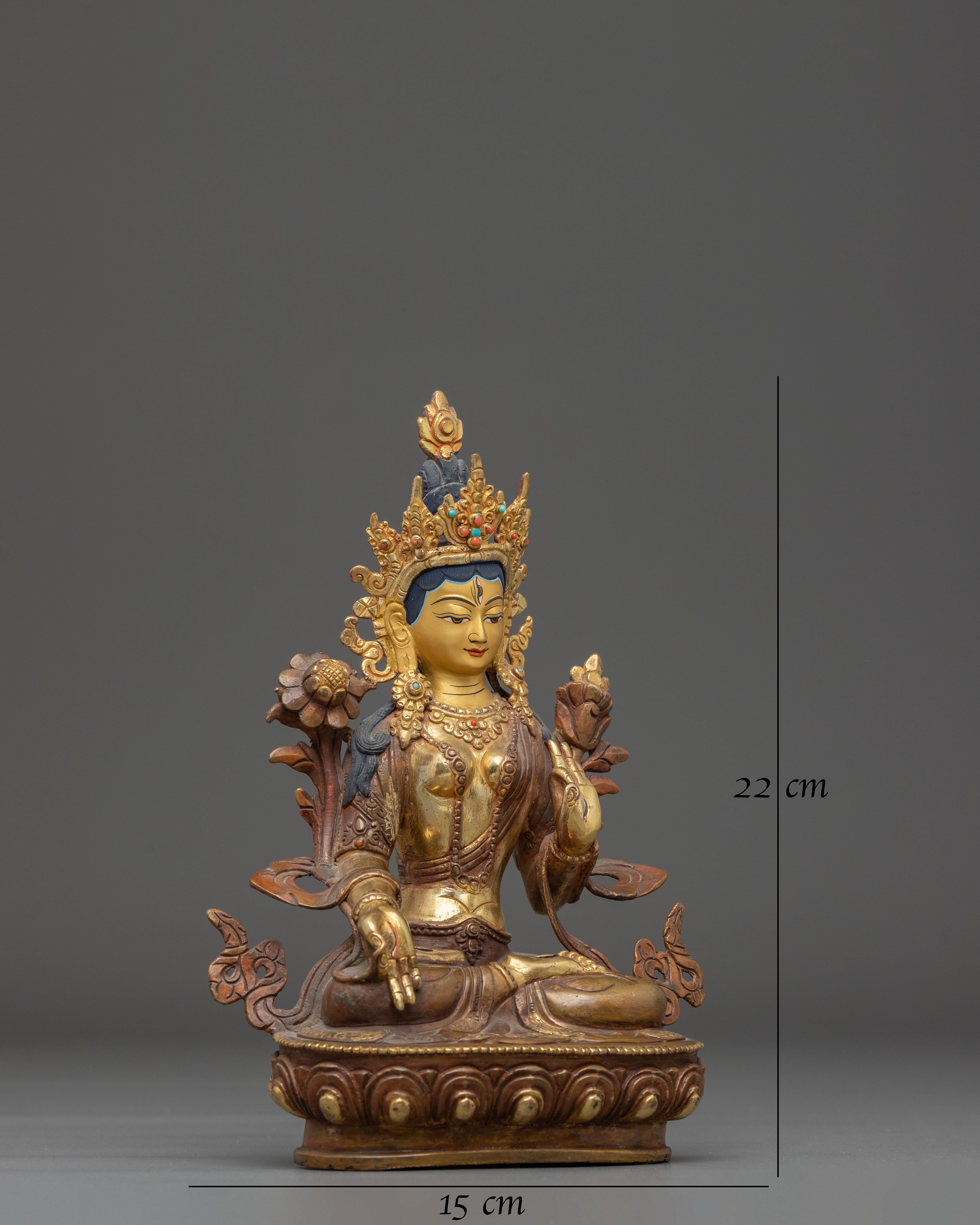 Himalayan White Tara Statue | Meditation Spiritual Art