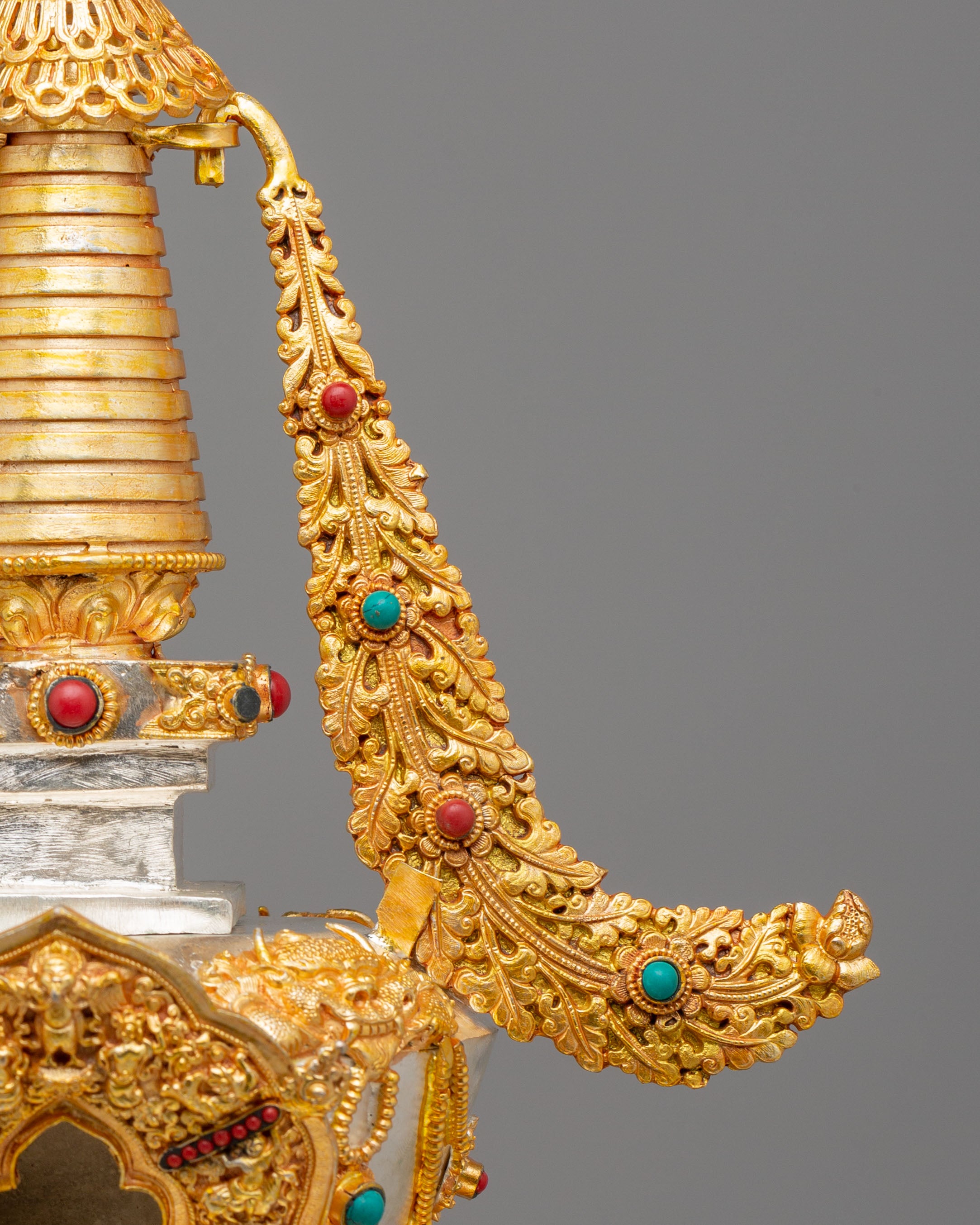 Handmade Tibetan Enlightenment Stupa | Symbol of Spiritual Awakening