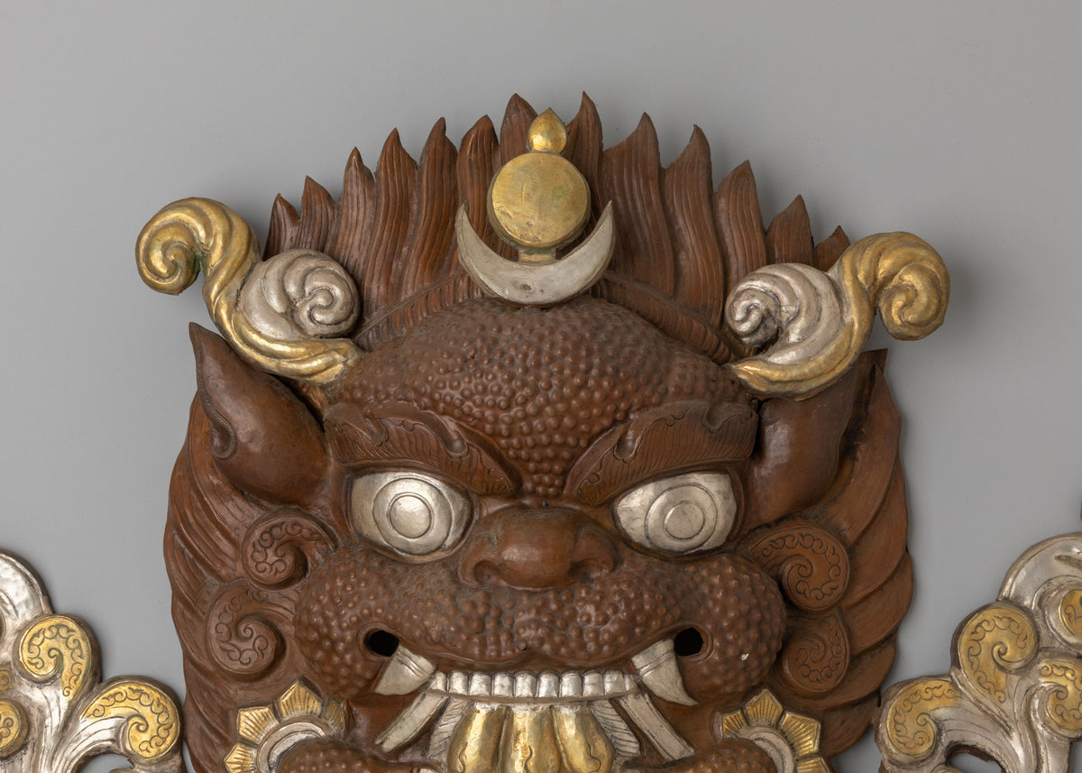 Handcrafted Chhepu Wall Hanging | Himalayan Protective Mask Decor
