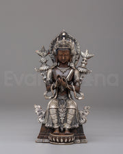 Handcrafted Maitreya Buddha Buddhist Statue