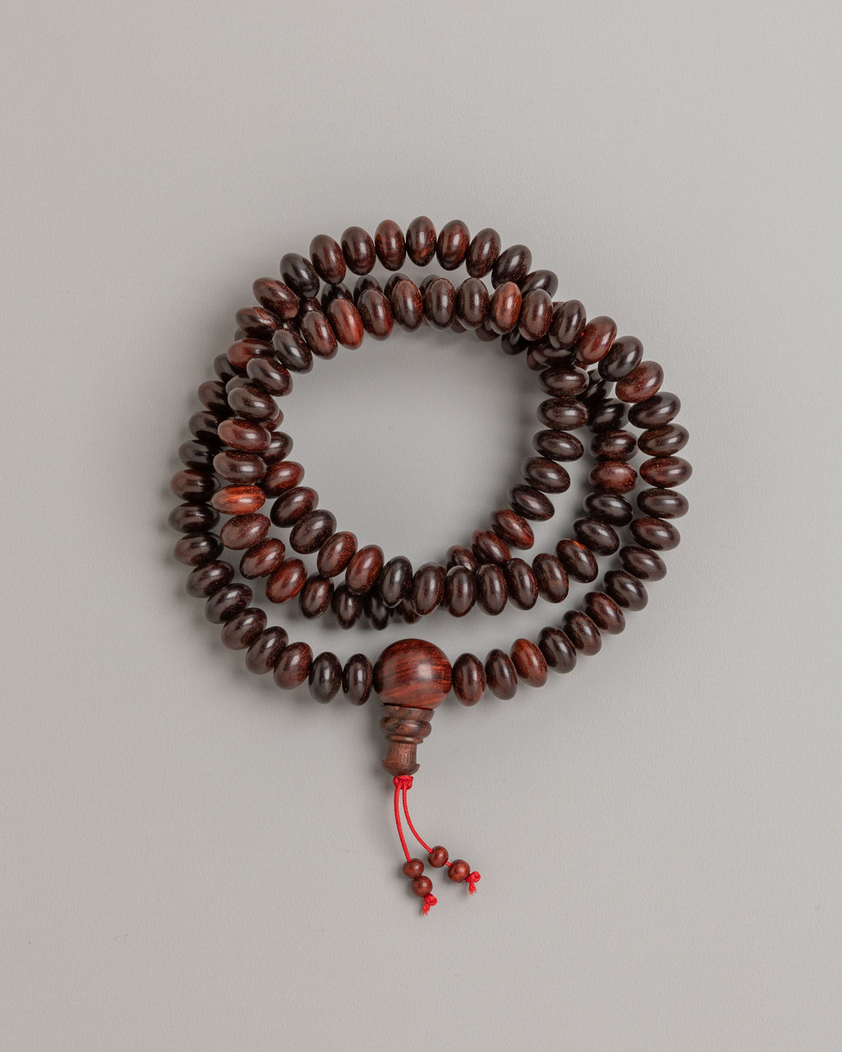 Buddhist Meditation Beads | Handcrafted Rosewood Prayer Mala