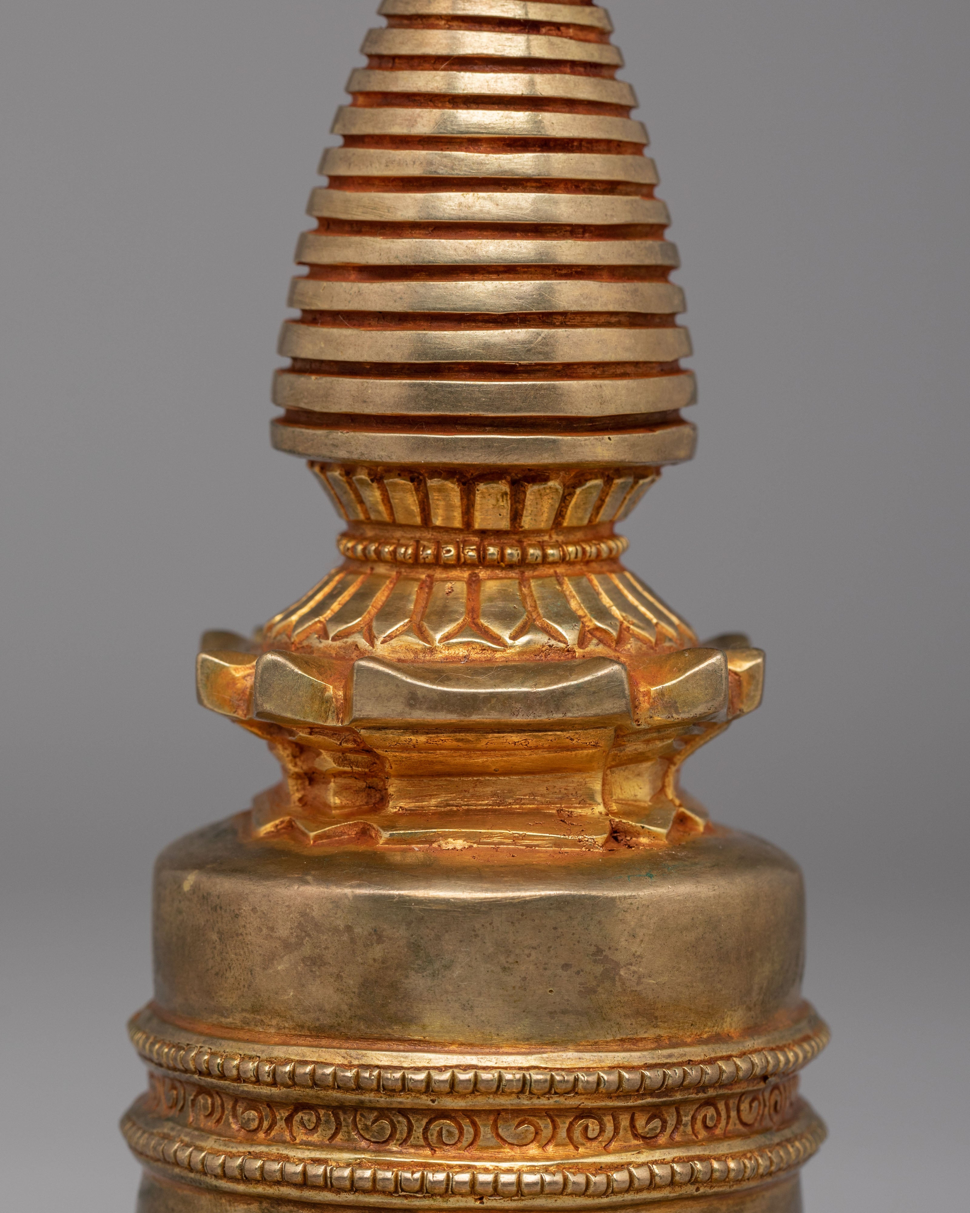 Kadampa Stupa for Sacred Offerings | Symbolizing Wisdom & Compassion