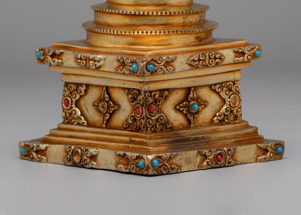 Sacred Namgyal Chorten Stupa | Handcrafted Tibetan Buddhist Shrine