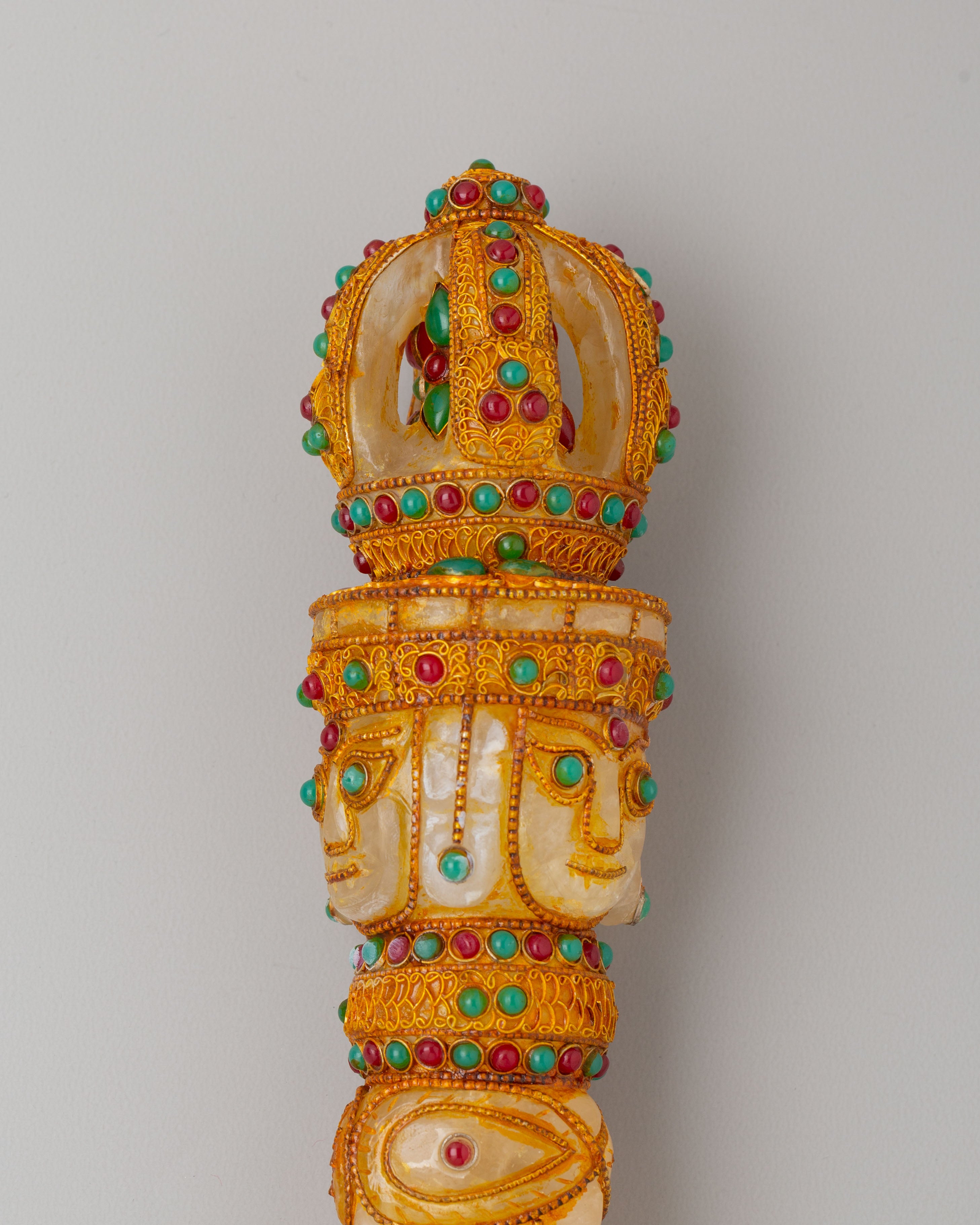 Spiritual Buddhist Ritual Dagger | Tibetan Shrine Object for Protection