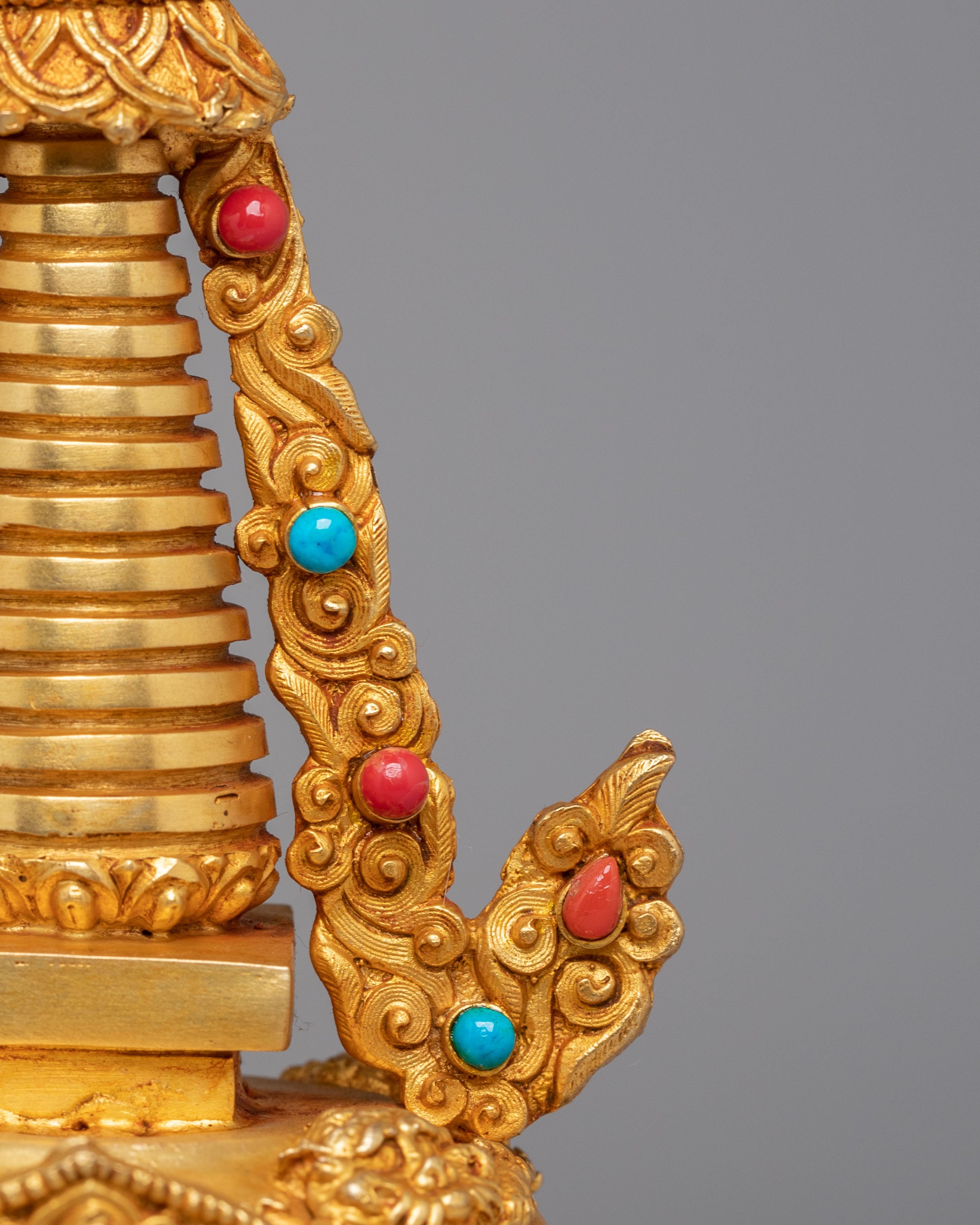 Machine-Made Altar Enlightenment Stupa | Symbol of Buddha’s Victory Over Mara