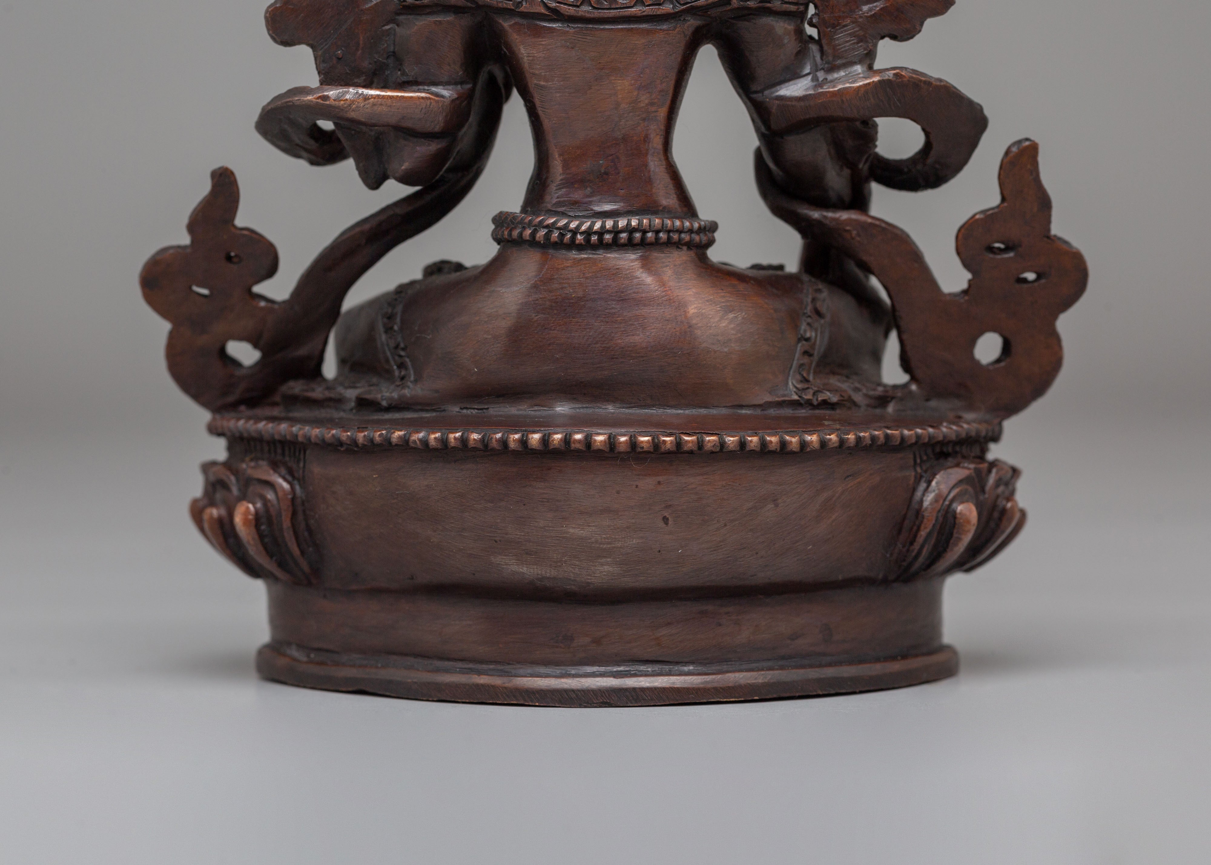 Himalayan White Tara Buddhist Statue | Tibetan Goddess of Compassion