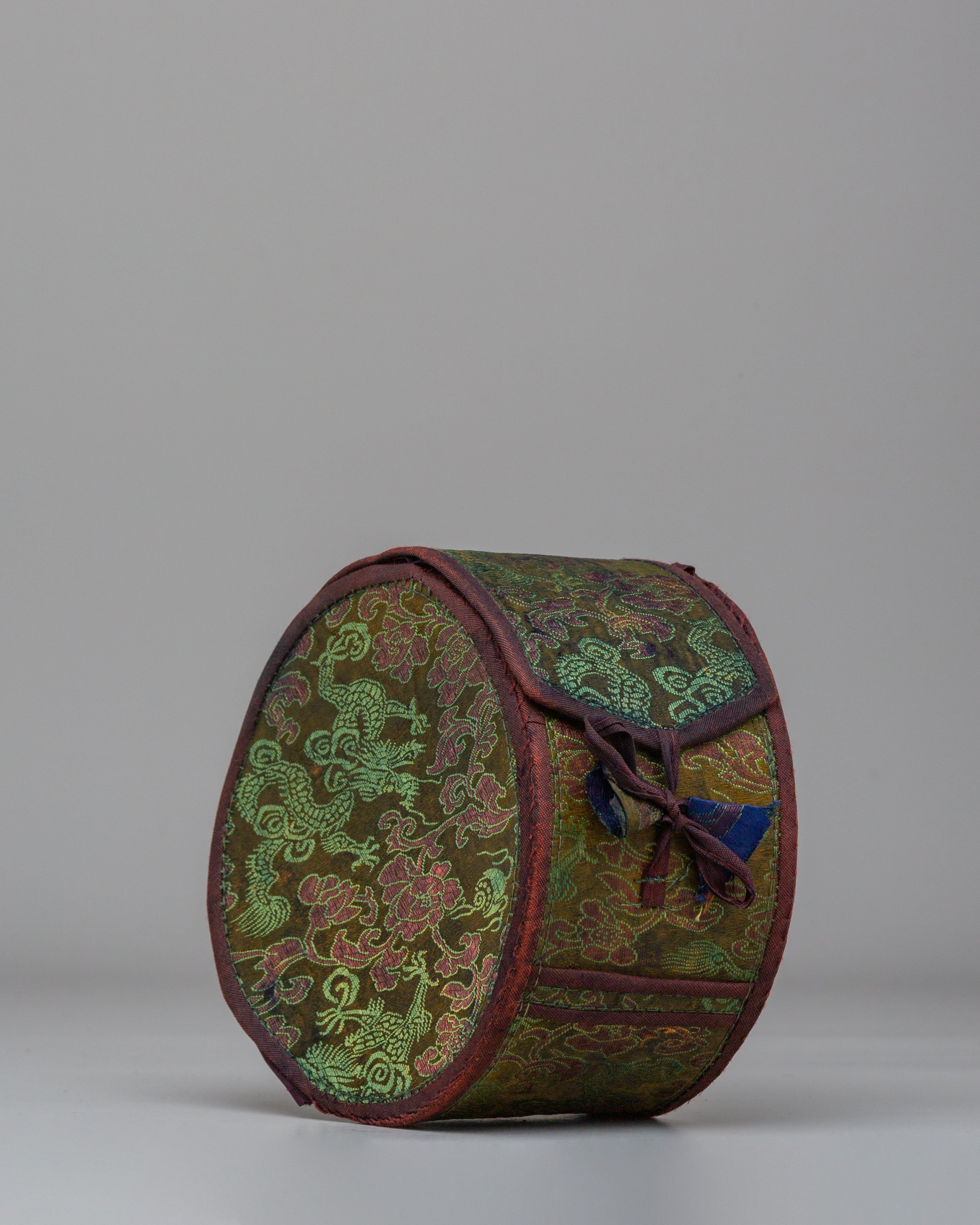 Buddhist Altar Damaru | Sacred Tibetan Ritual Instrument