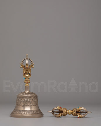 Sacred Ritual Bell and Vajra Set